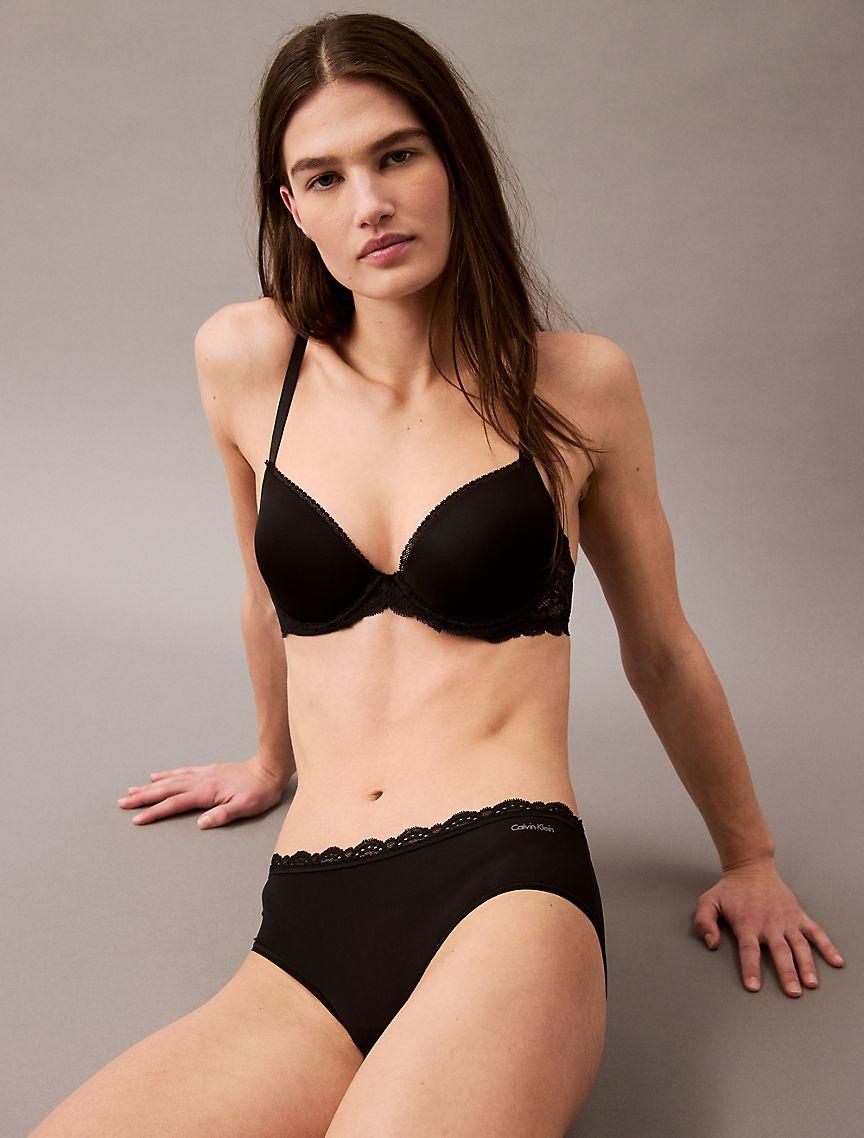 Microfiber Stretch with Lace Hipster Product Image