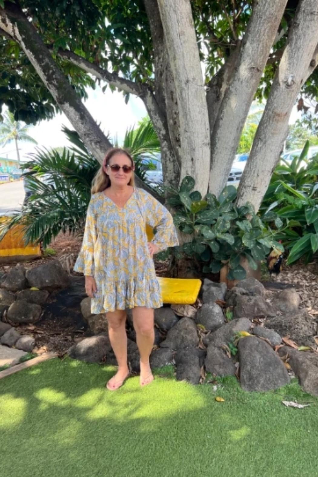 Moana Dress - Plumeria Product Image