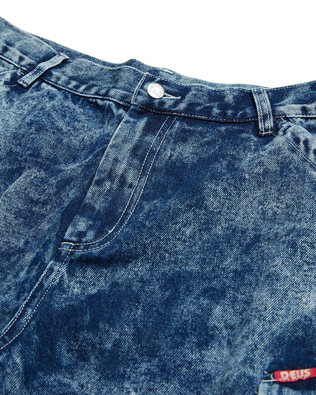 Burly Cargo Pant - Mid Indigo Product Image