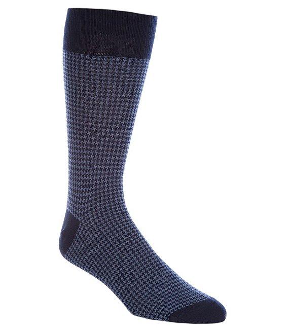 Cremieux Houndstooth Calf Length Socks Product Image