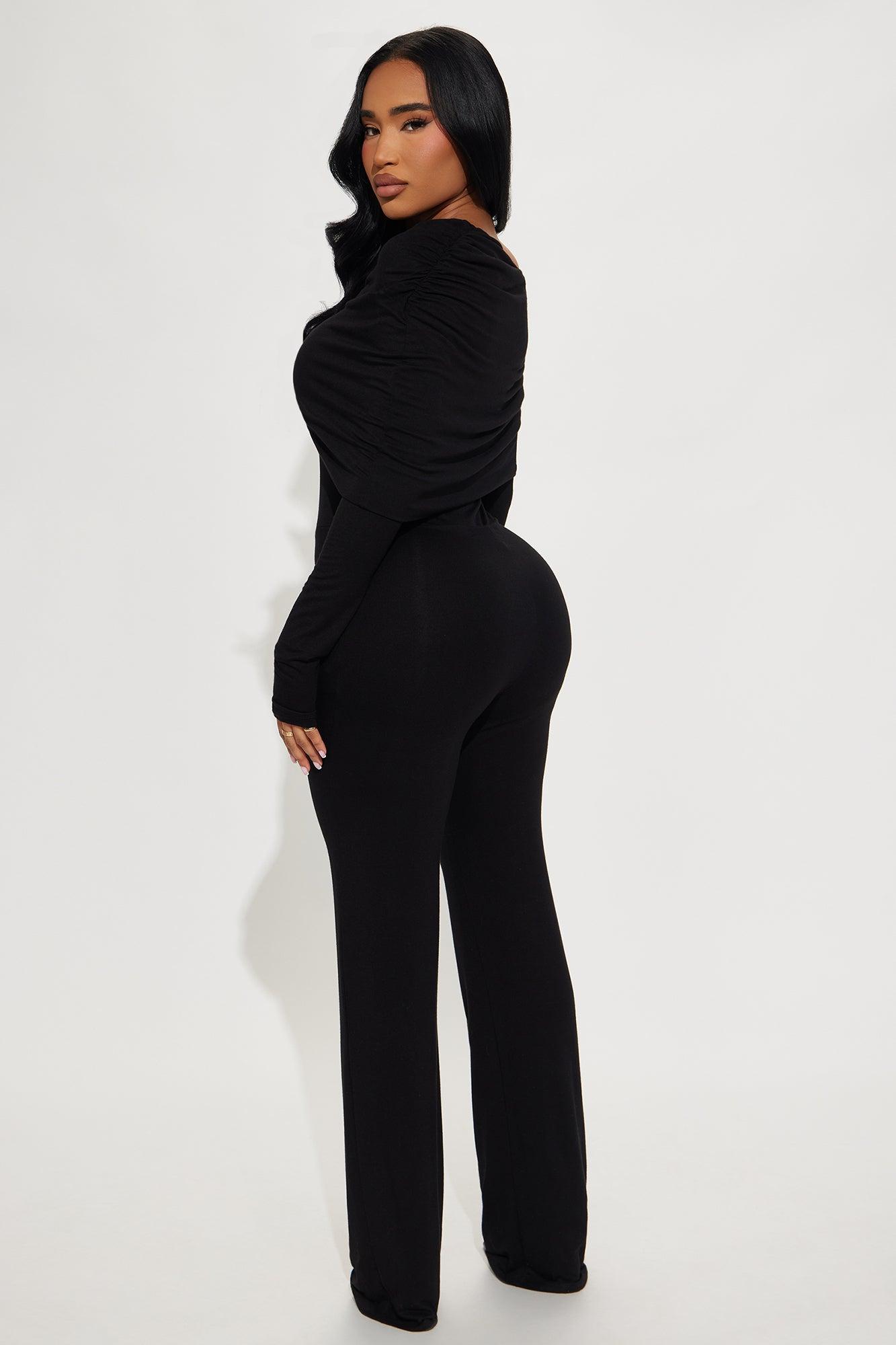 Getting To Know You Jumpsuit - Black Product Image