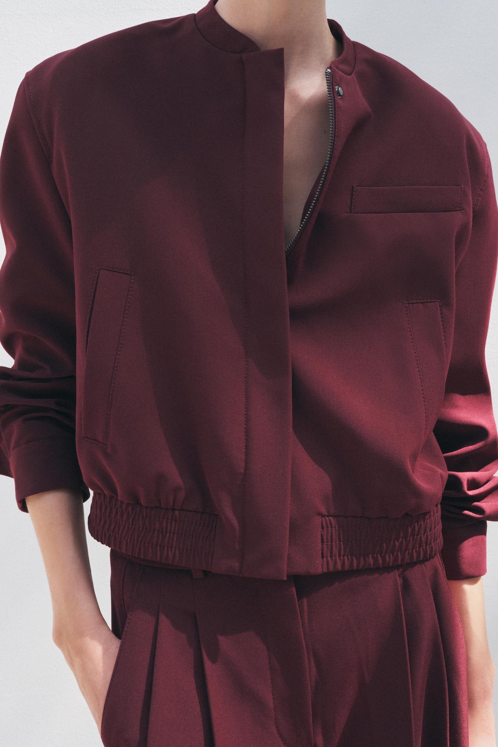 ZW COLLECTION BOMBER JACKET Product Image