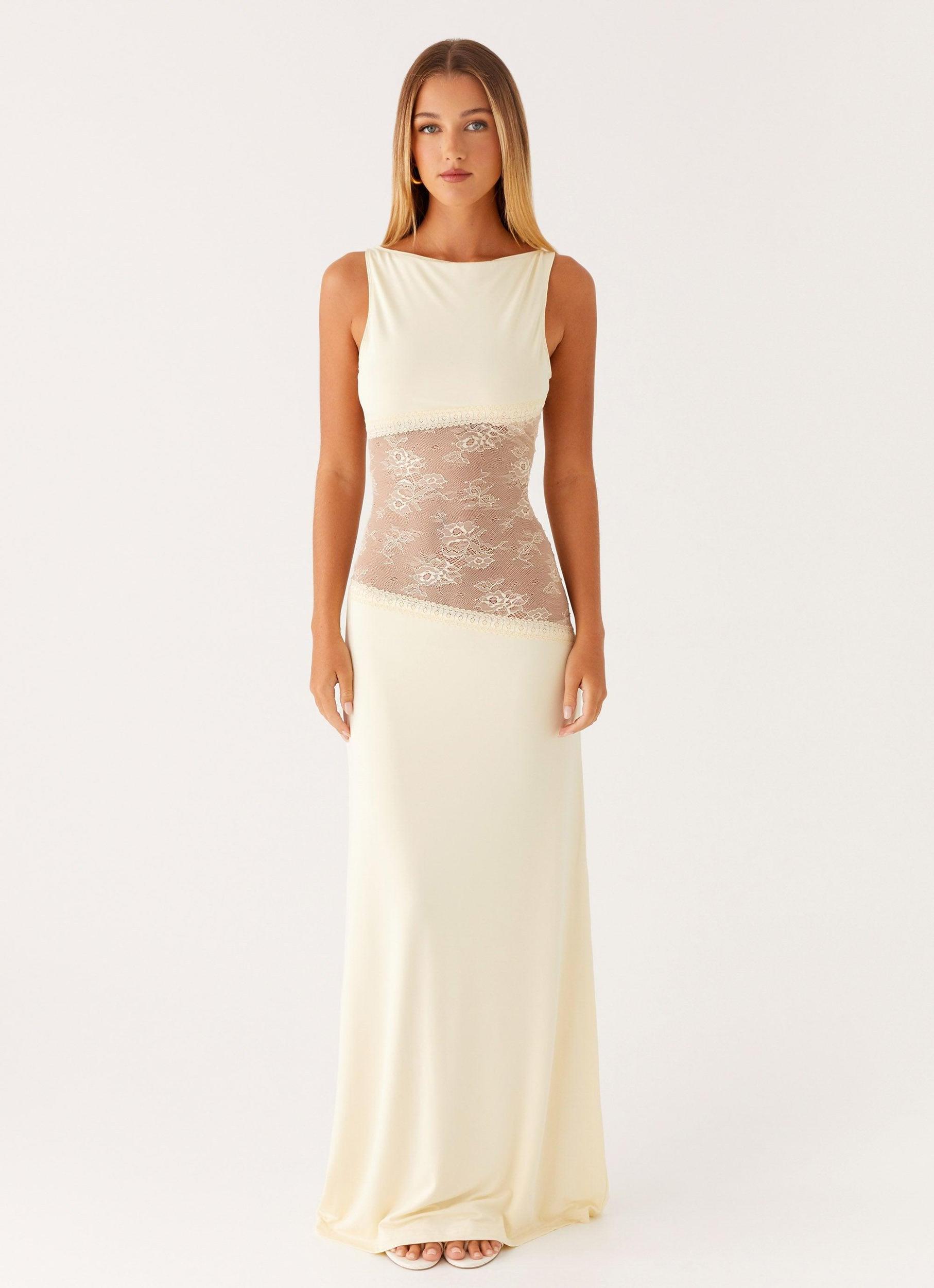 Lucinda Maxi Dress - Yellow Product Image