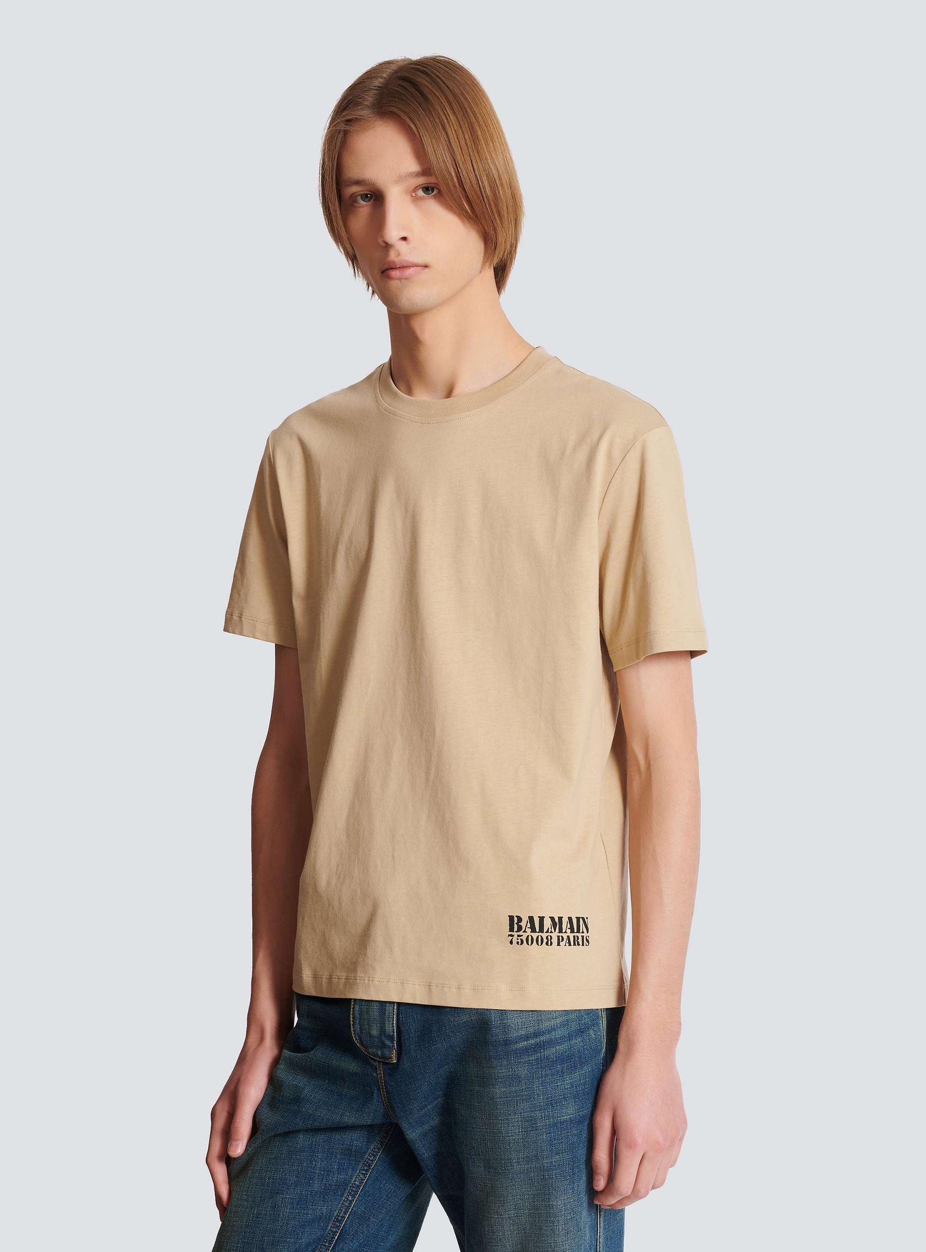 Small Balmain Stamp printed T-shirt Product Image