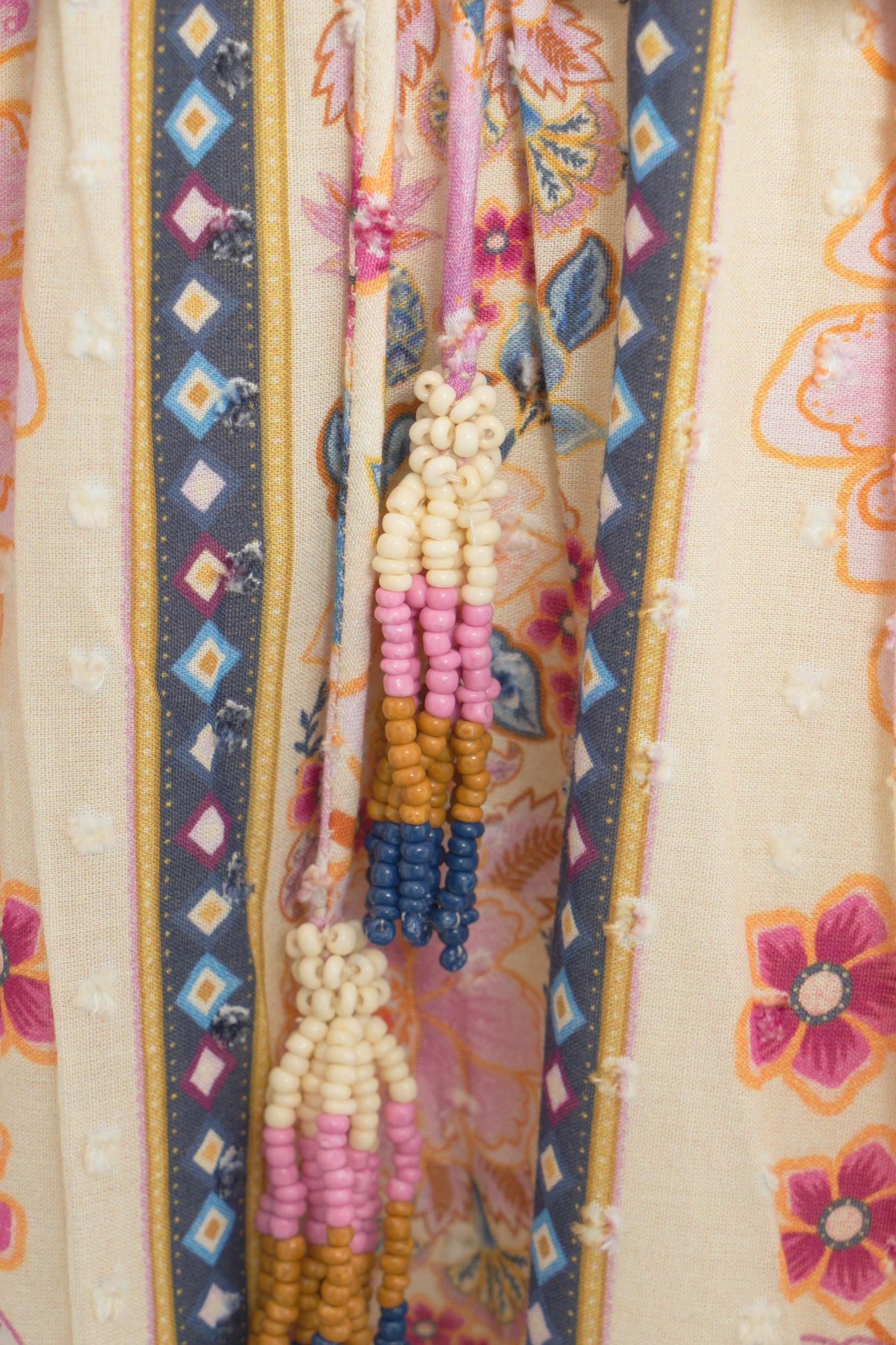 Maxi dress with floral print Product Image