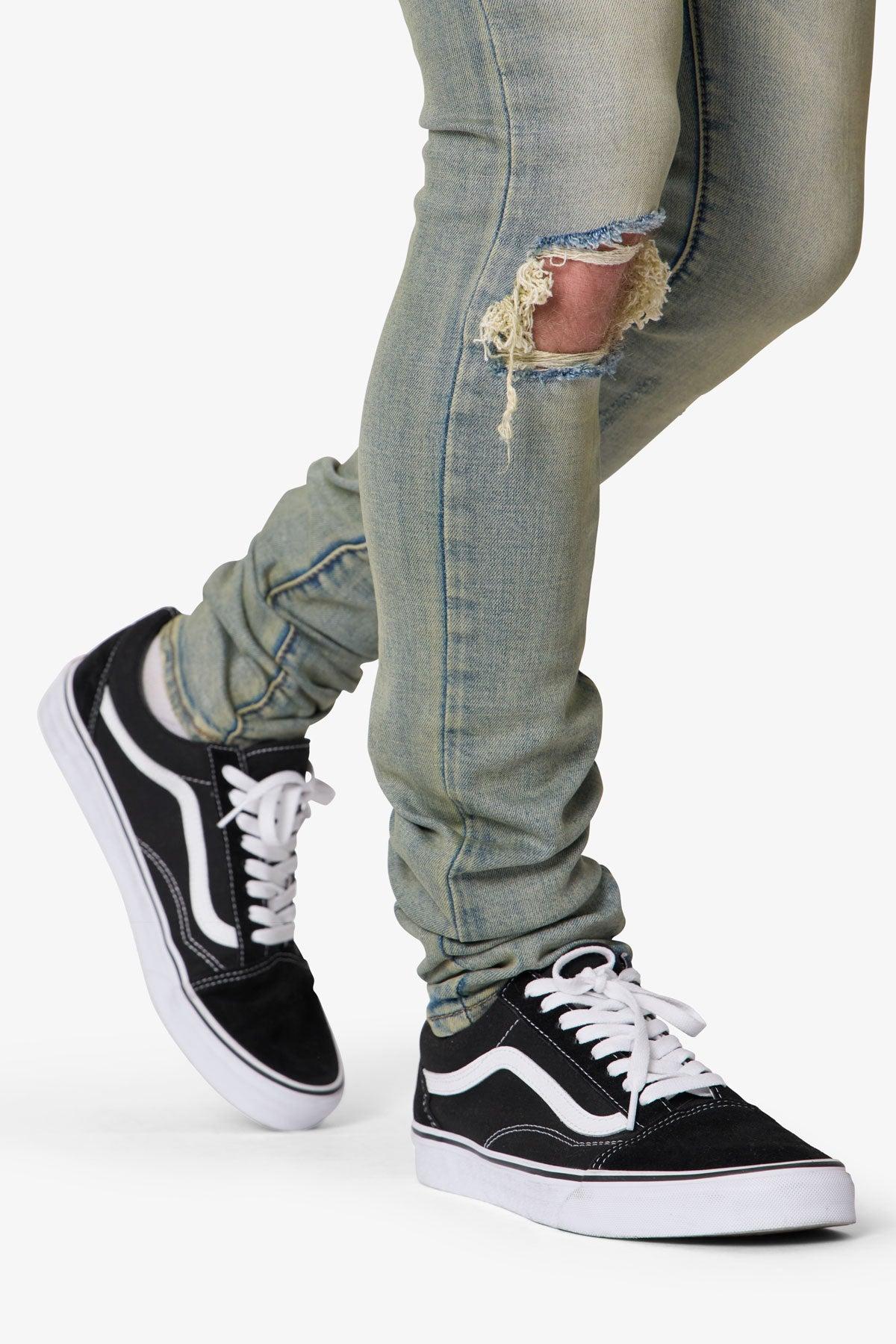 X721 Dusted Skinny Denim - 4th Day Sun Washed Blue Product Image