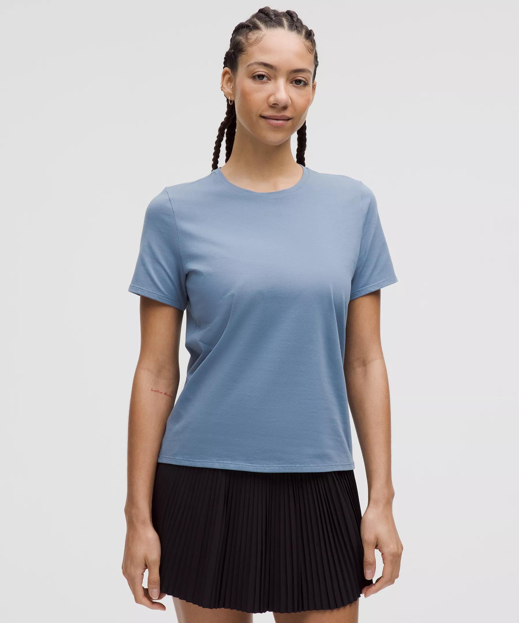 Organic Cotton Straight-Hem Crewneck T-Shirt Product Image