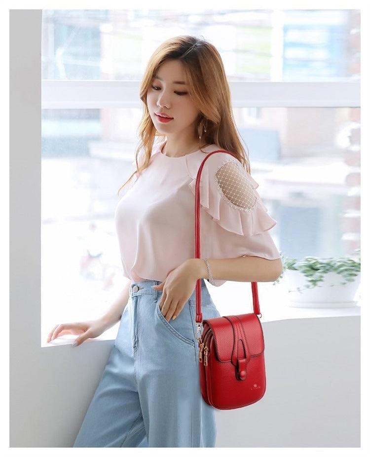 Lior's Timeless Retro Leather Shoulder Bag Product Image