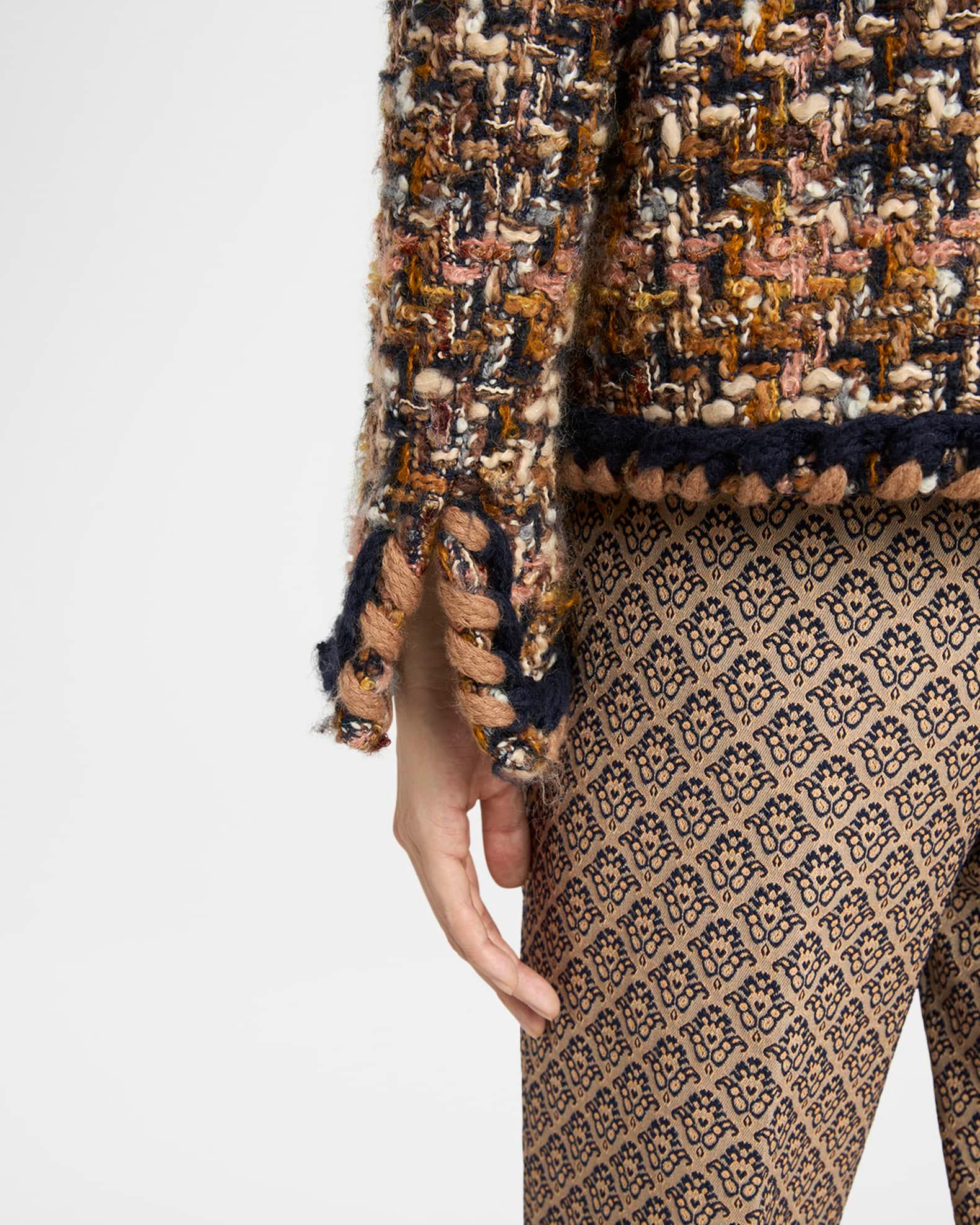 Metallic Tweed Double-Breasted Jacket Product Image