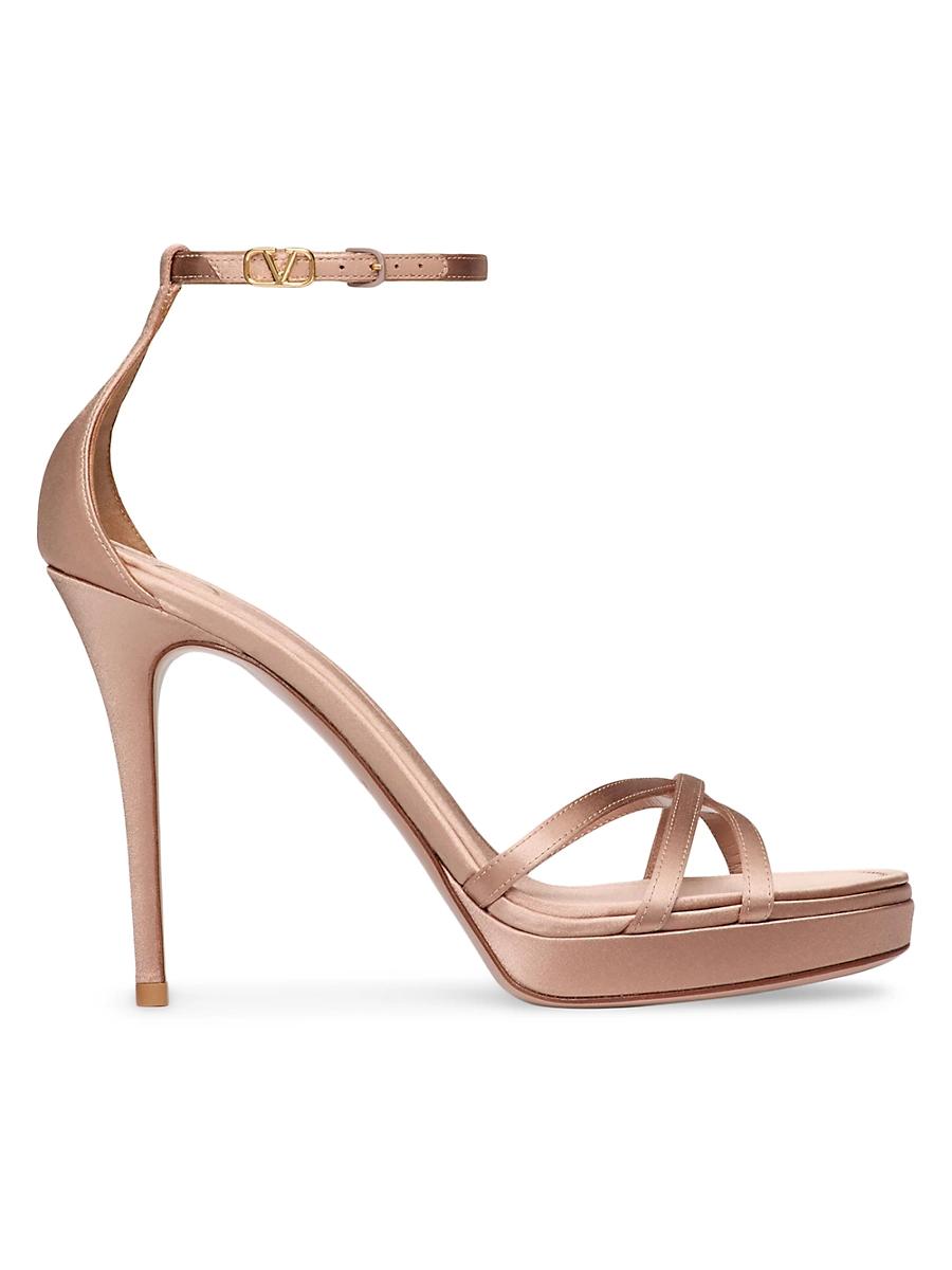 Womens Eveninglam 120MM Satin Platform Sandals Product Image