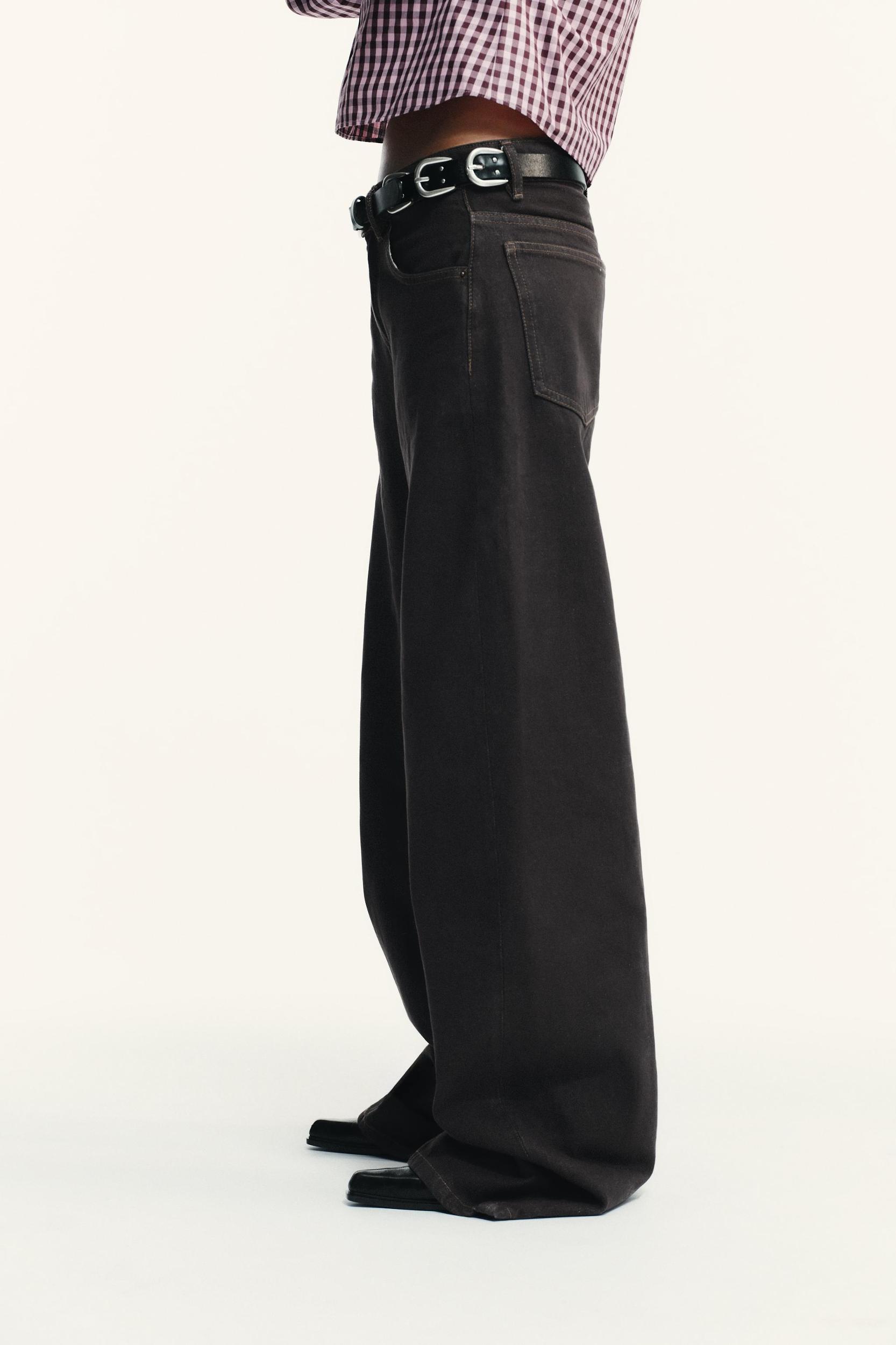 TRF BARREL HIGH-WAIST JEANS Product Image