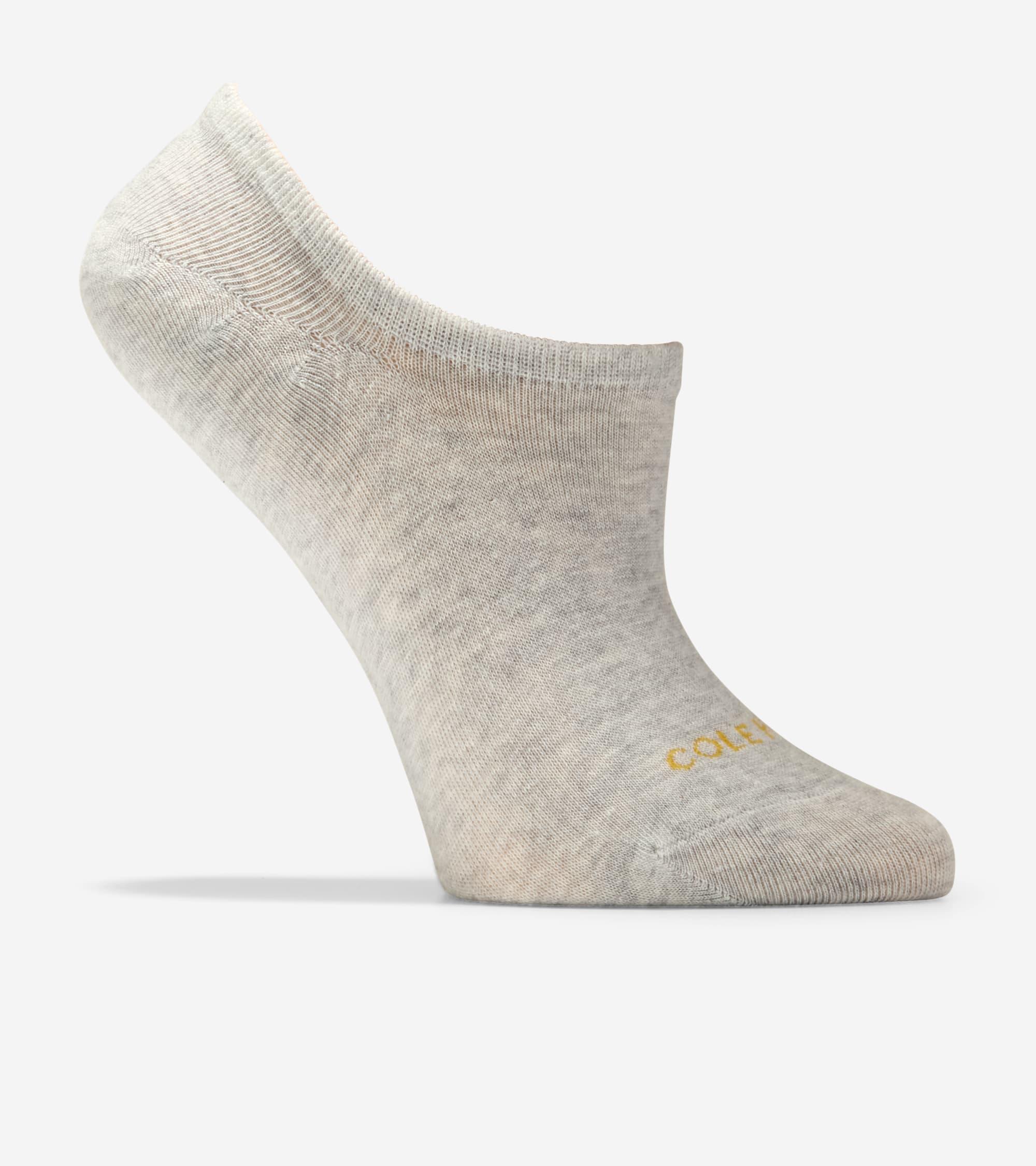 Women's 3 Pack Stripes + Solids Sock Liners in White | Cole Haan Product Image