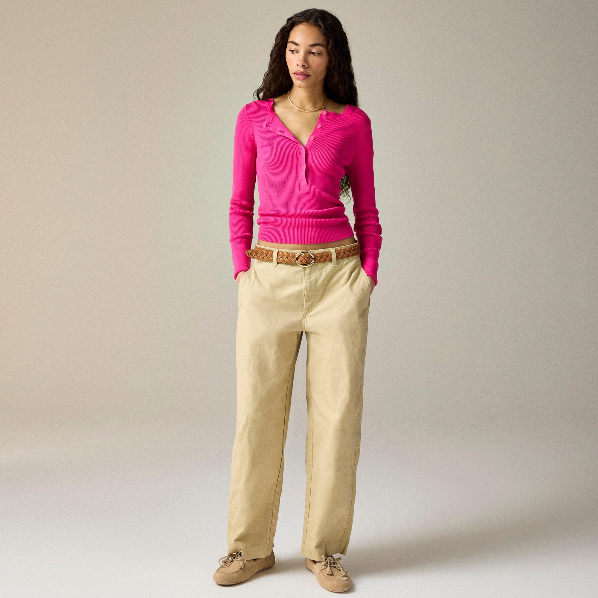 Henley sweater in TENCEL™ blend Product Image