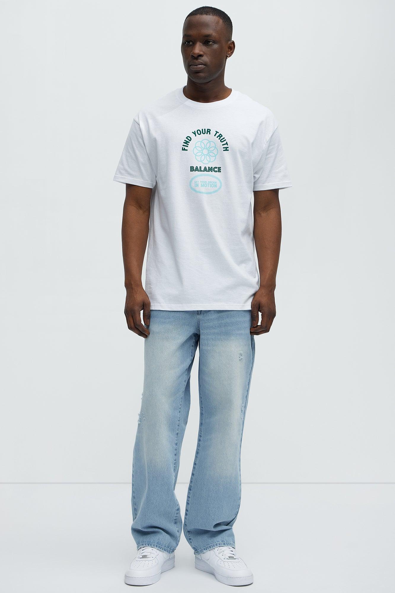 Find Your Truth Short Sleeve Tee - White Product Image