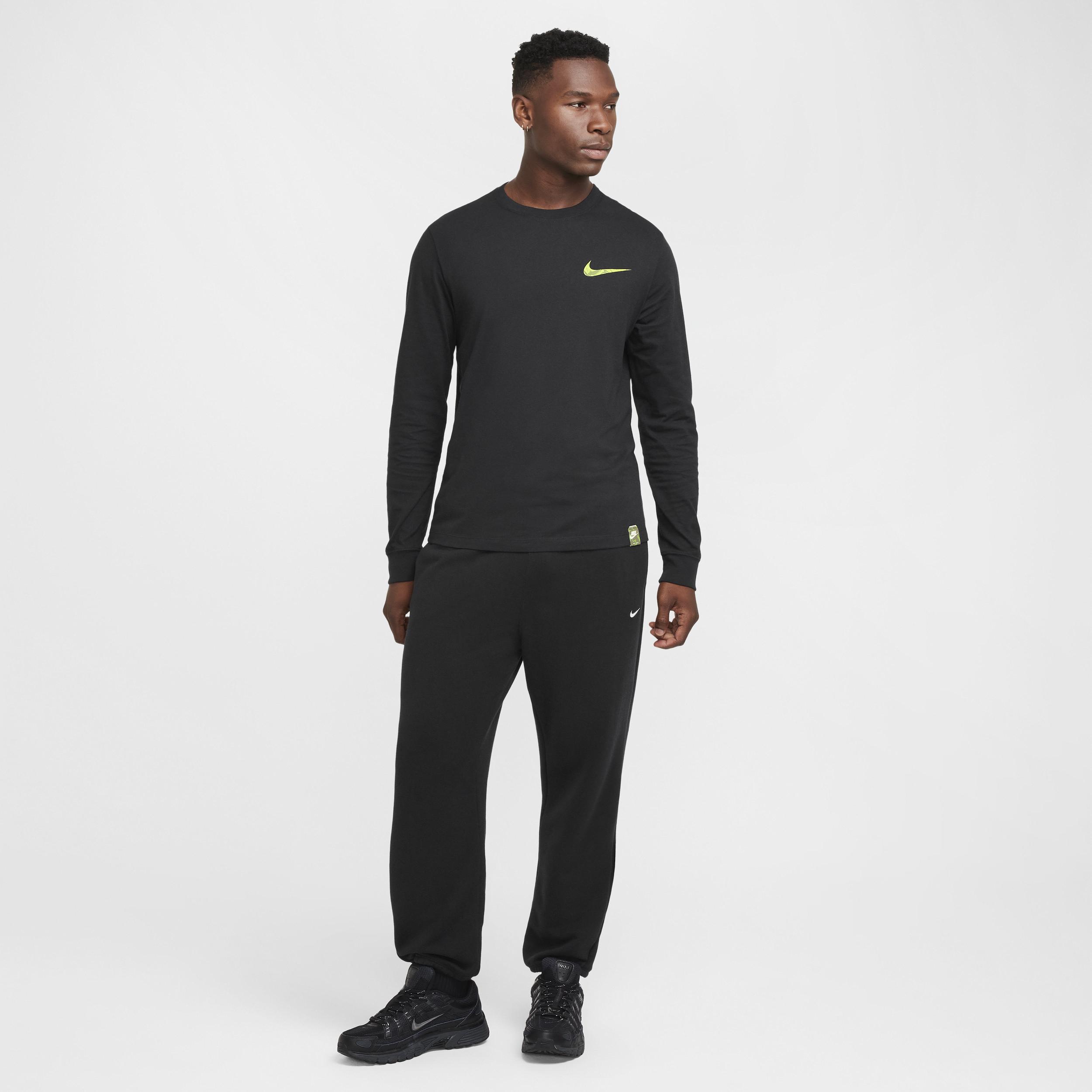 Nike Mens Nike Asbury Long Sleeve Crew Cuff - Mens Black Product Image