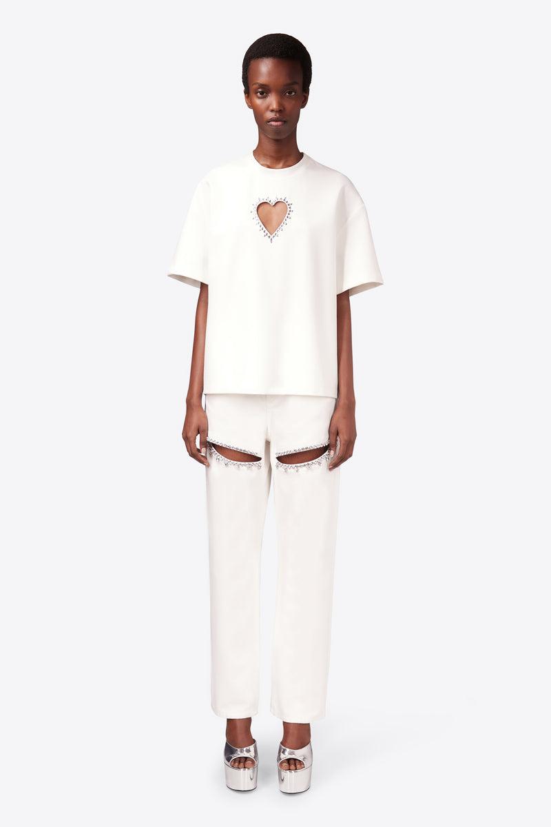 Crystal Slit Jean Product Image