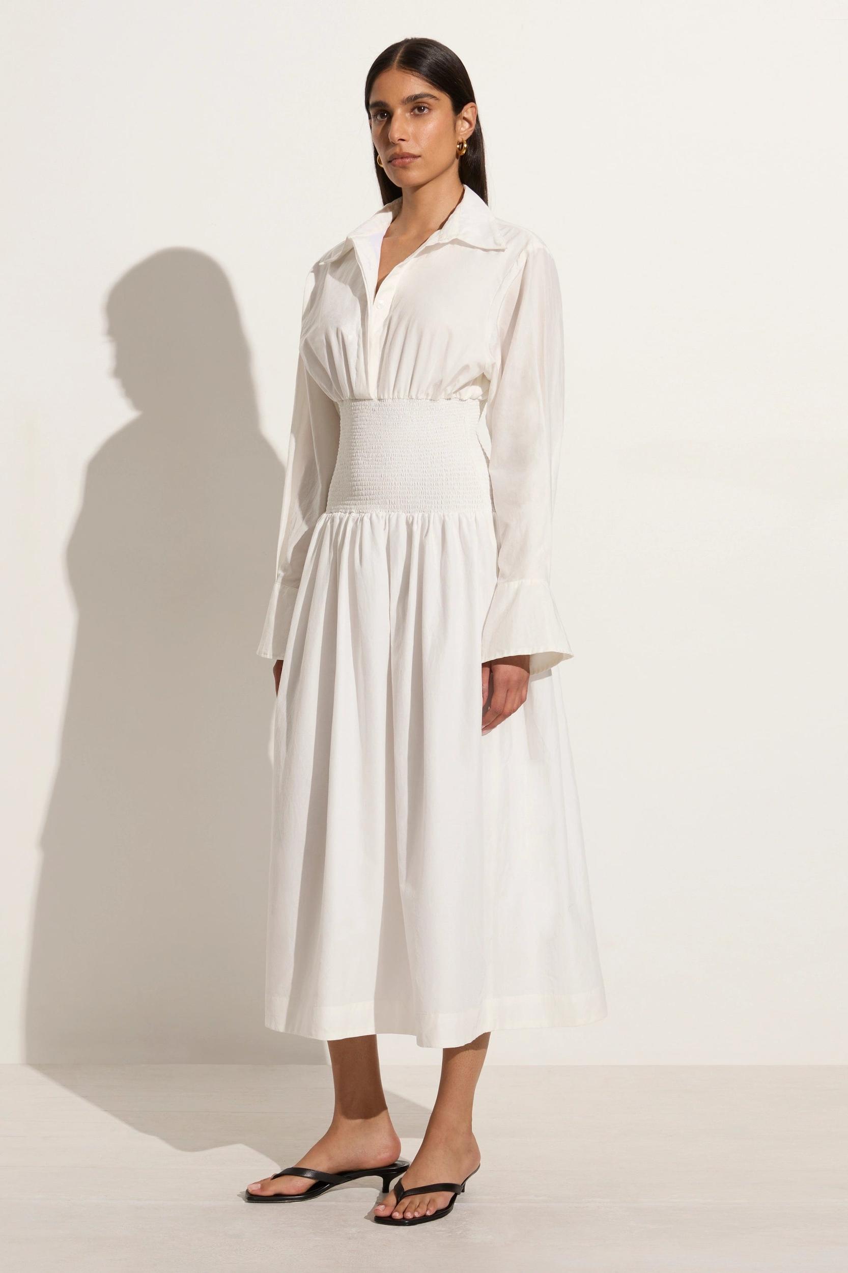 Cervo Midi Dress White - Final Sale Product Image