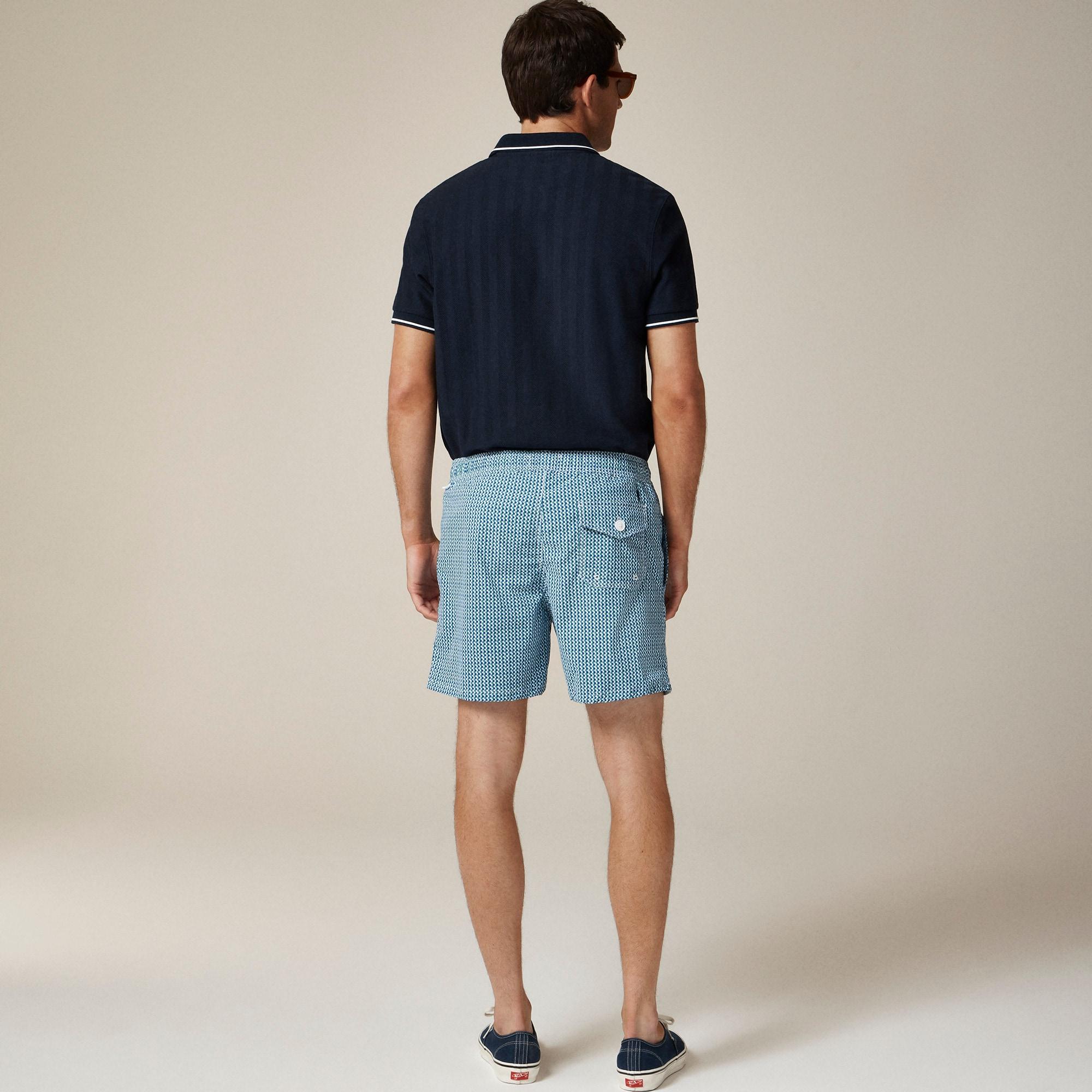 6'' stretch swim trunk in print with ECONYL® nylon Product Image