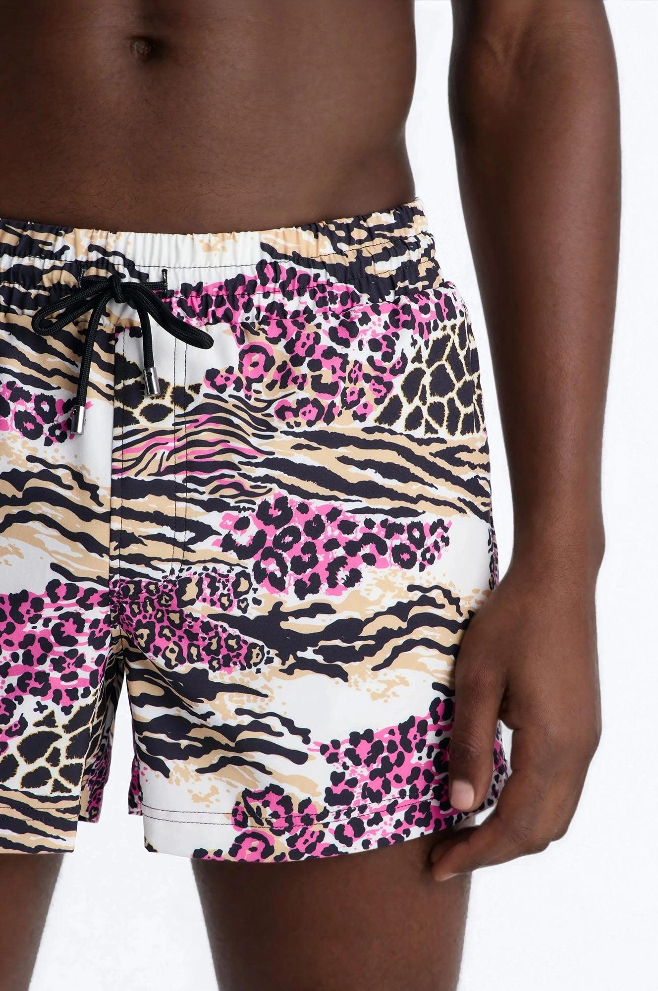 Safari Remix Swim Trunk 4″ - Multi Color Male Product Image