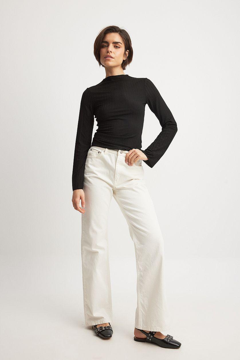 Long Sleeve Rib Top Product Image