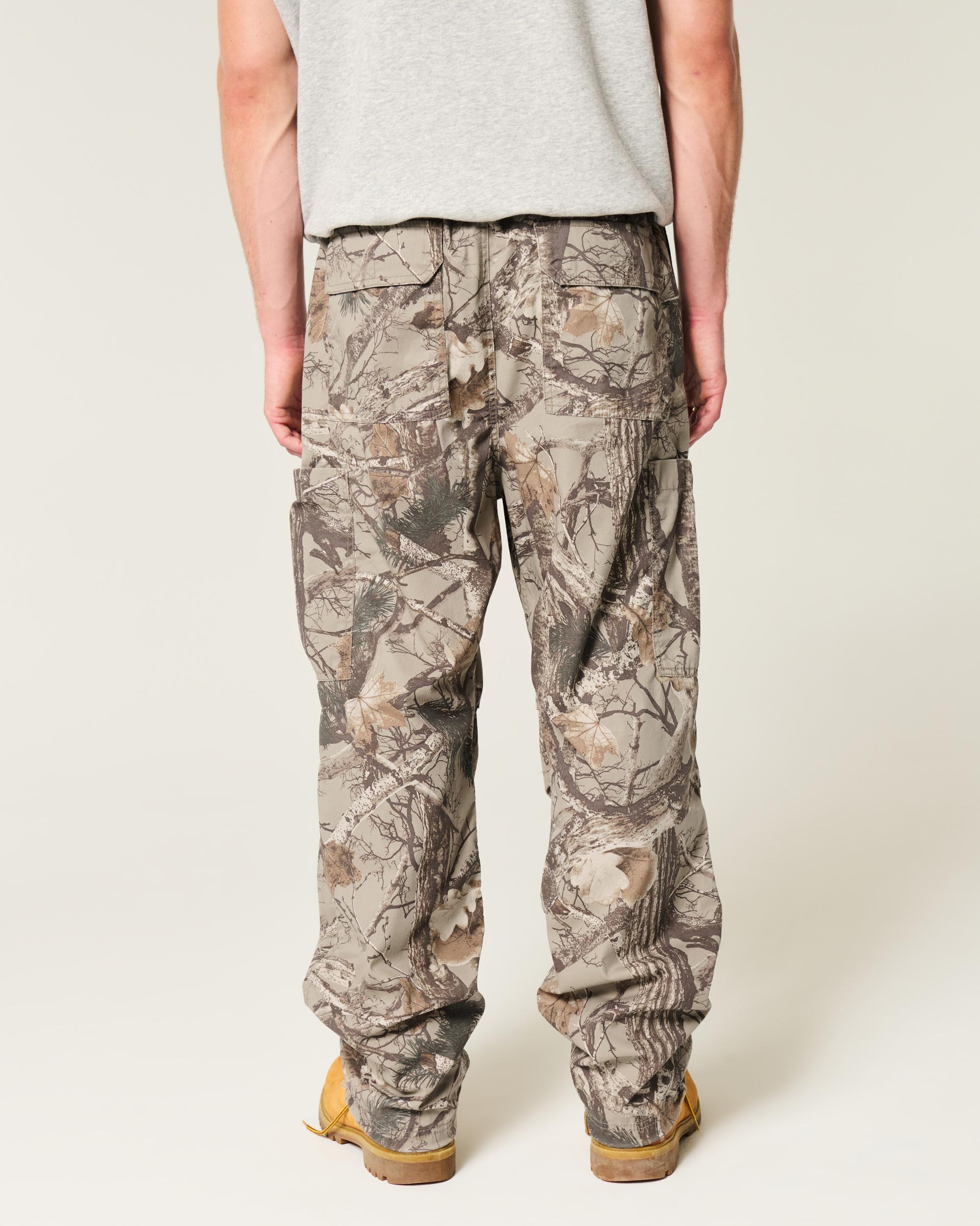 Baggy Pull-On Camo Utility Pants Product Image
