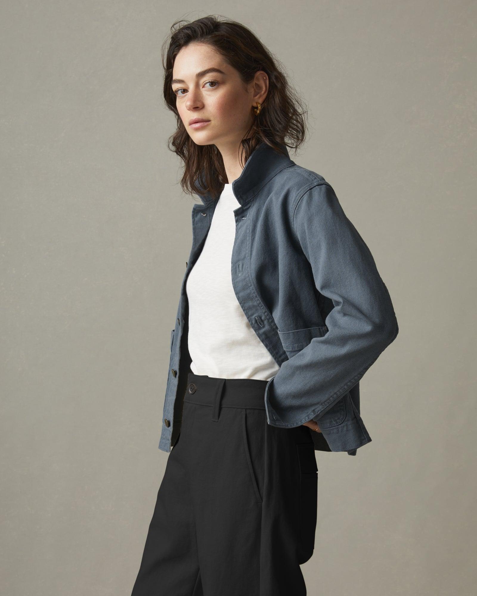 Women's Roughneck Chore Jacket - Vintage Indigo Female Product Image