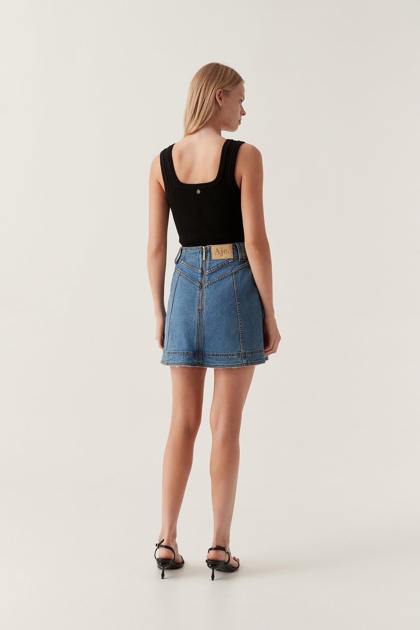 Belmond Denim Mini Skirt Product Image