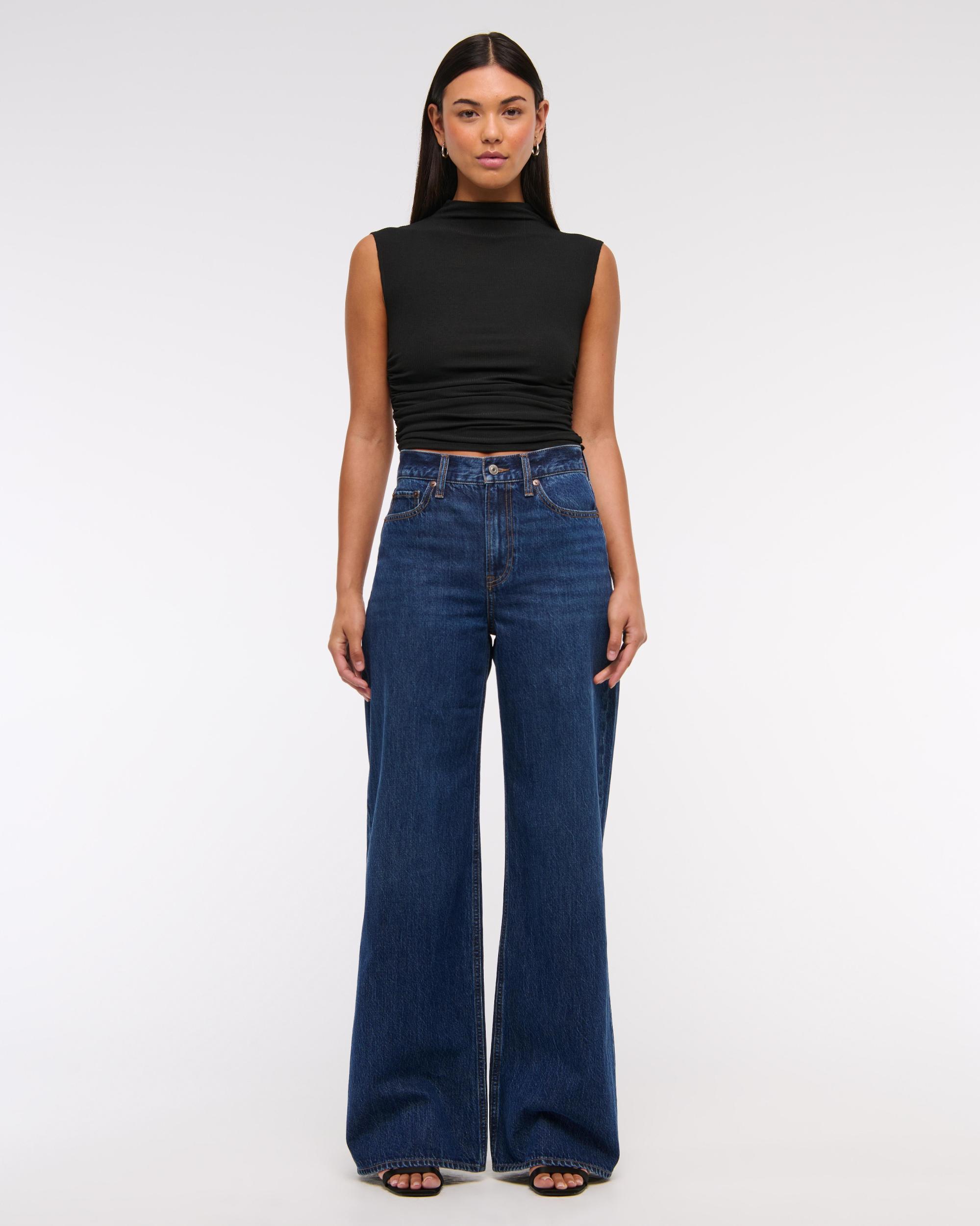 High Rise Wide Leg Jean Product Image