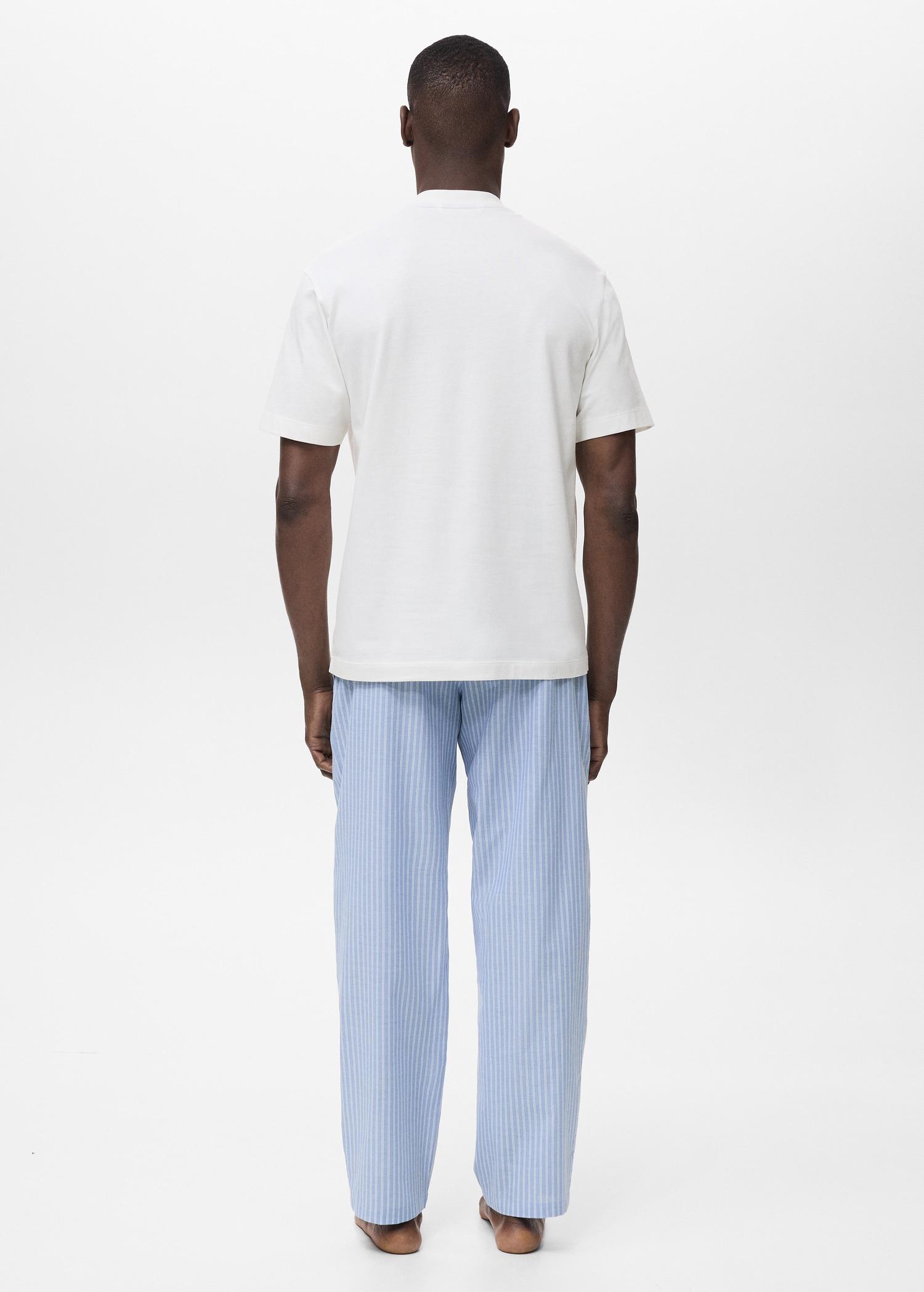 100% cotton combined pyjama pack - Men | MANGO USA Product Image