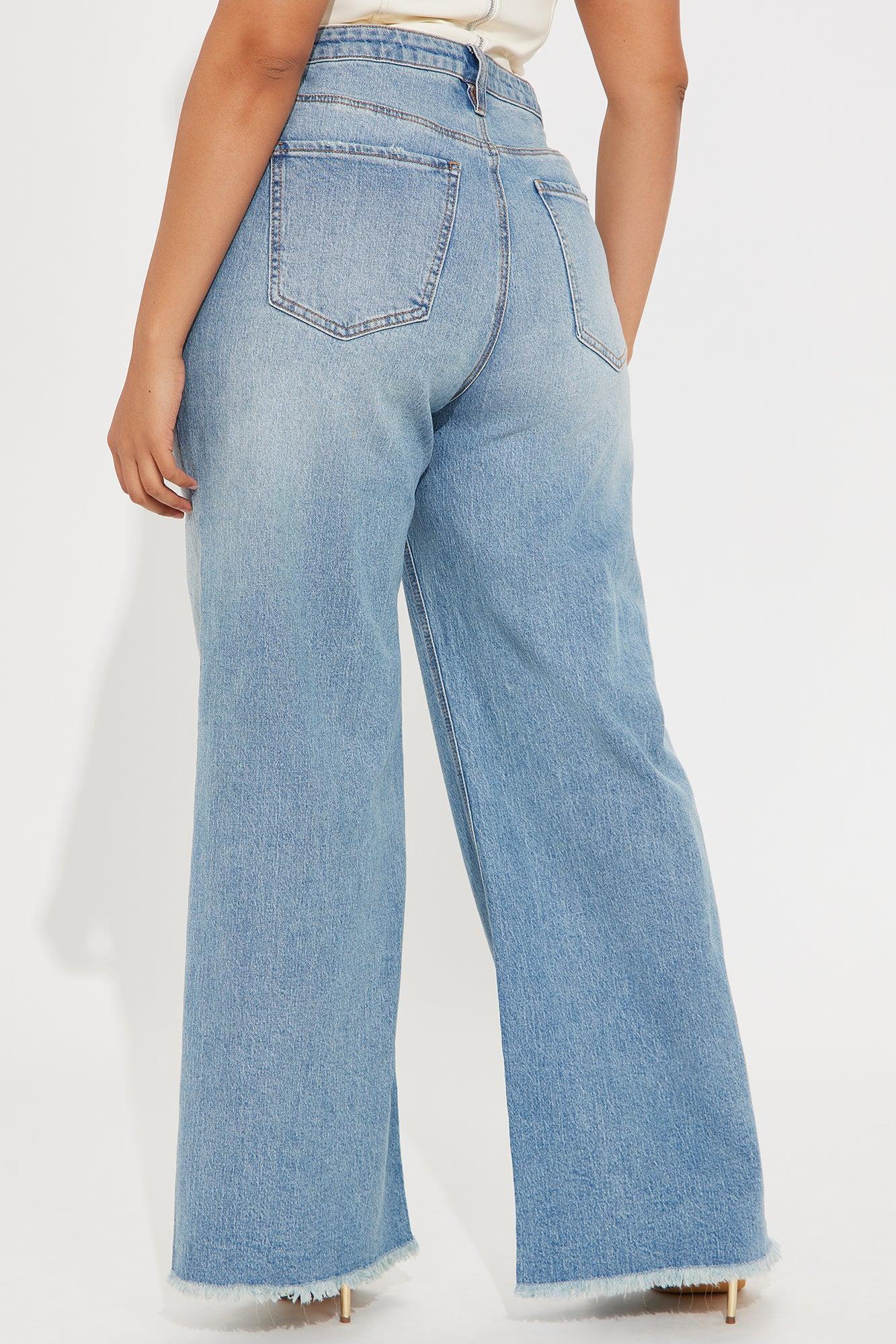 For What It's Worth Wide Leg Jean - Vintage Wash Product Image