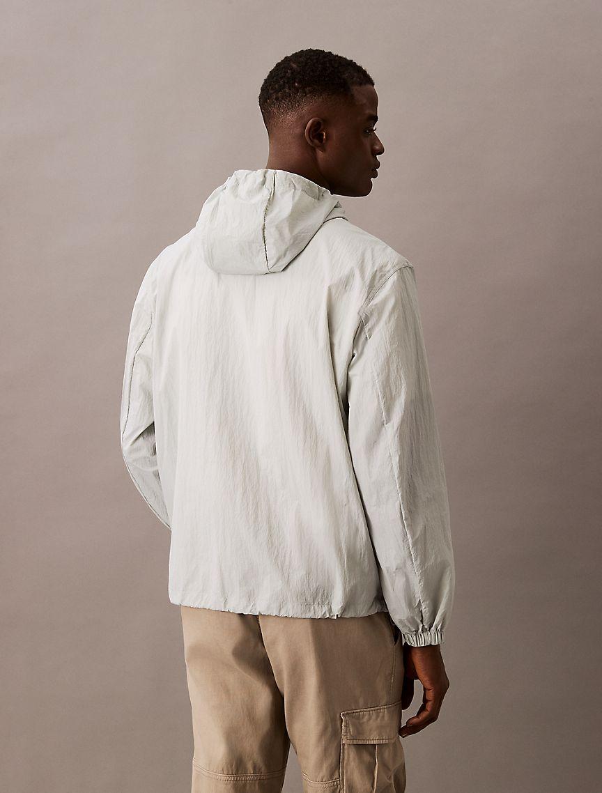 Nylon Hooded Relaxed Jacket Product Image