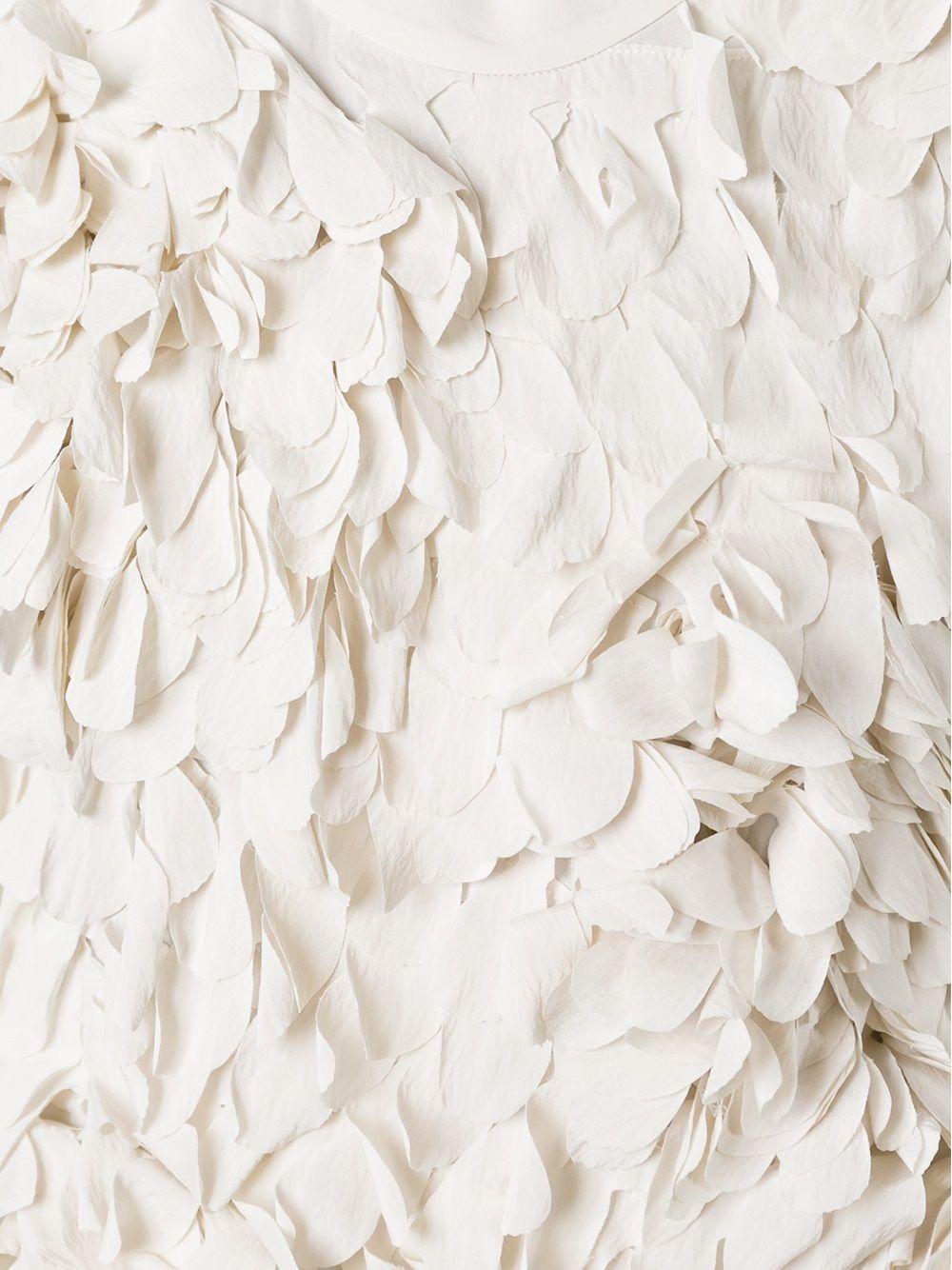 petal effect sleeveless top Product Image