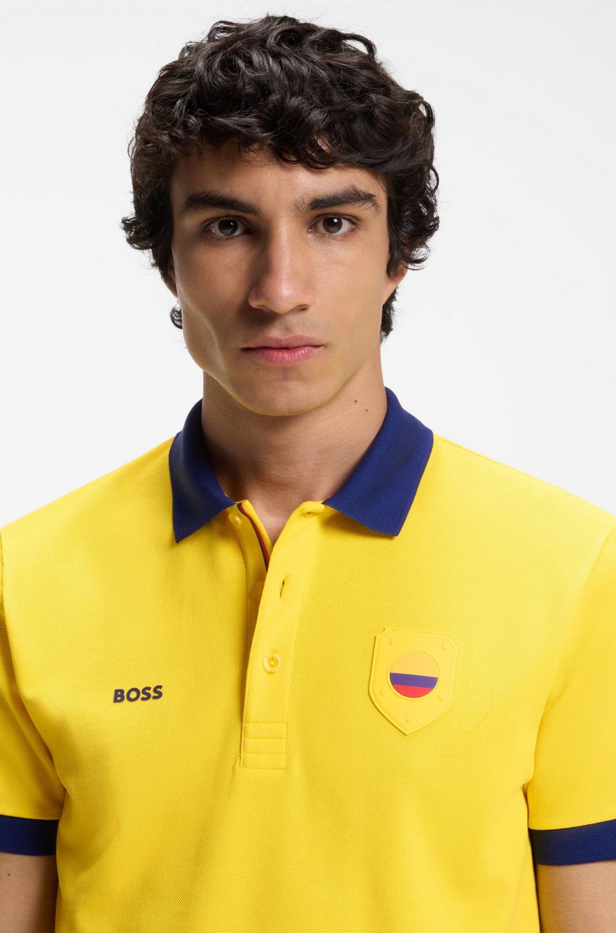 Paddy polo shirt with country flag Product Image