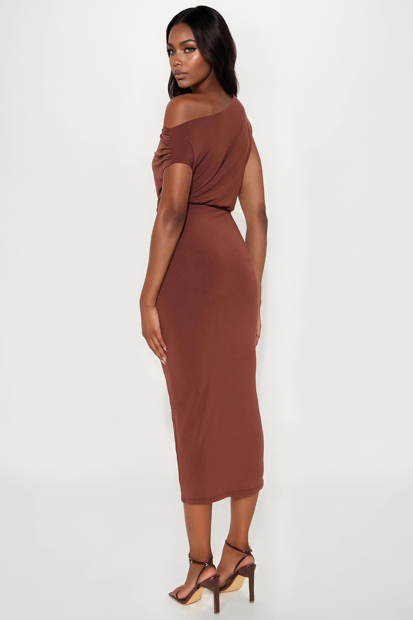 She's a Vision Maxi Dress - Brown Female Product Image