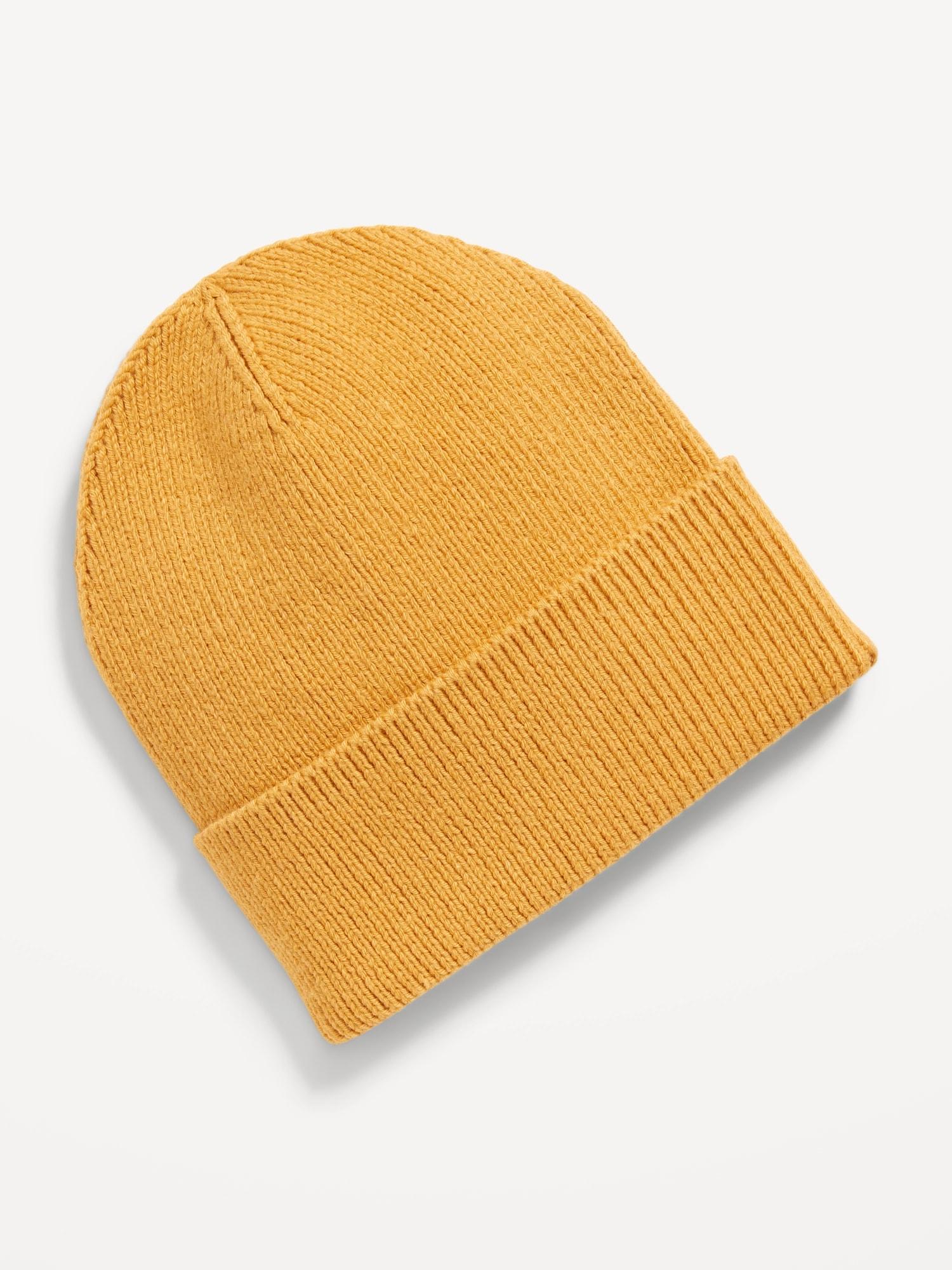 Wide-Cuff Ribbed Beanie for Men Product Image