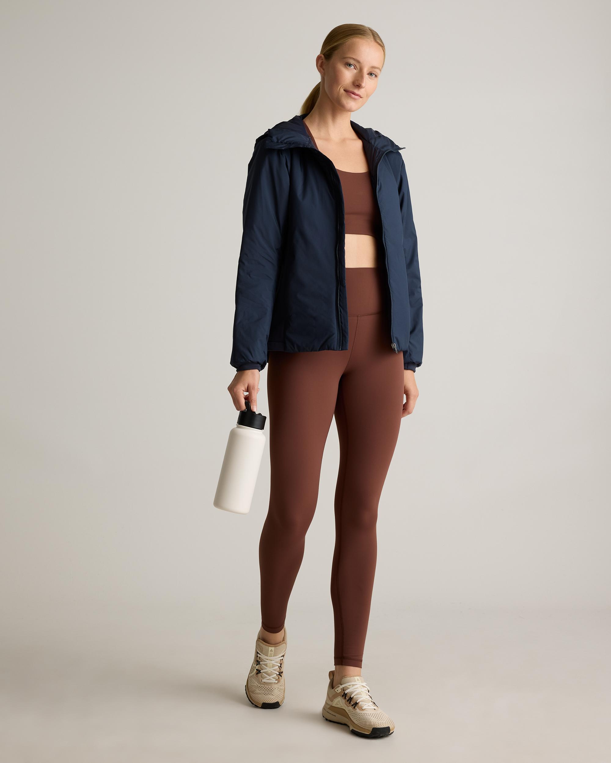 Quince | Women's Hybrid Insulated Lightweight Hooded Jacket Size XS, 100% Polyester Product Image