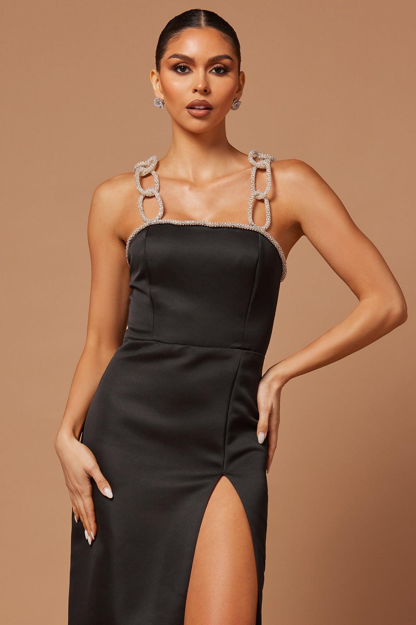 Sienna Midi Dress - Black Product Image