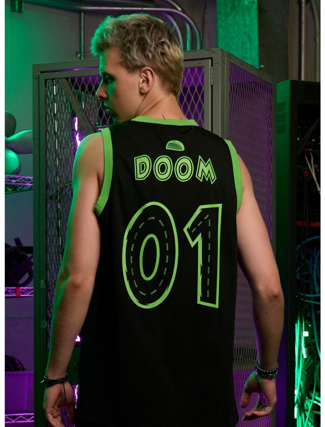 Invader Zim GIR Doom Basketball Jersey Product Image
