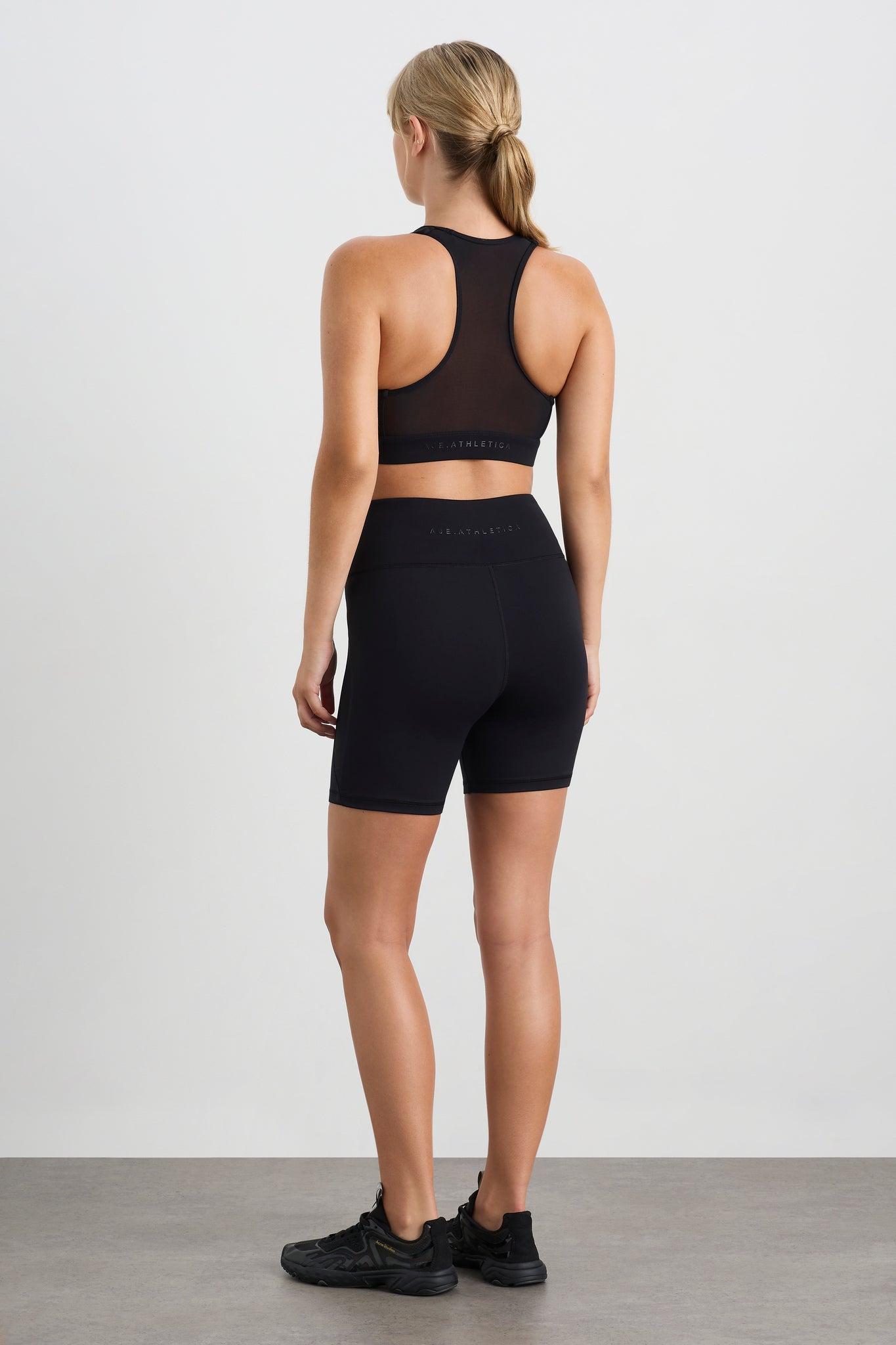 Spliced Mesh Sports Bra 370 Product Image