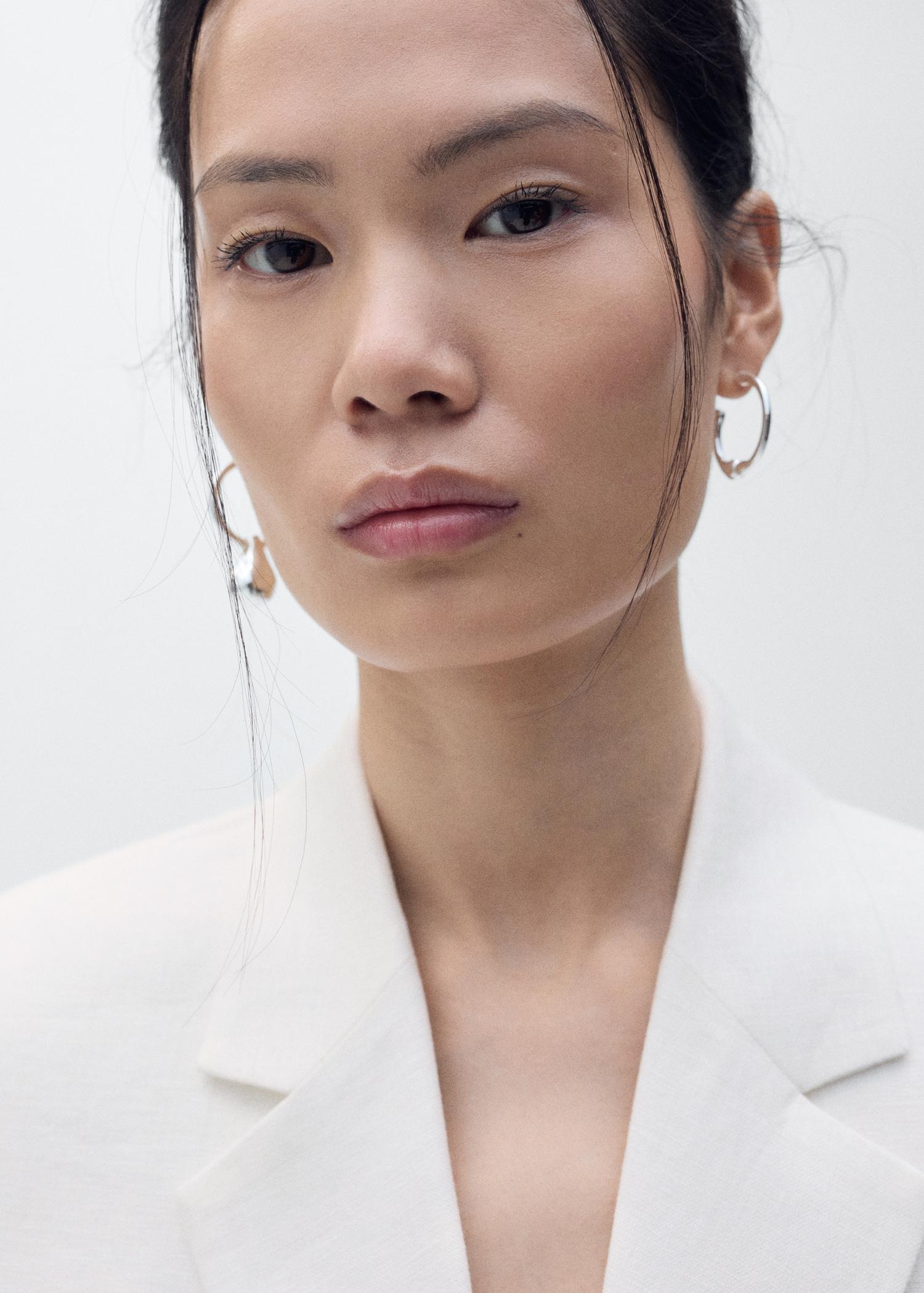 Linen suit waistcoat - Women | MANGO USA Product Image