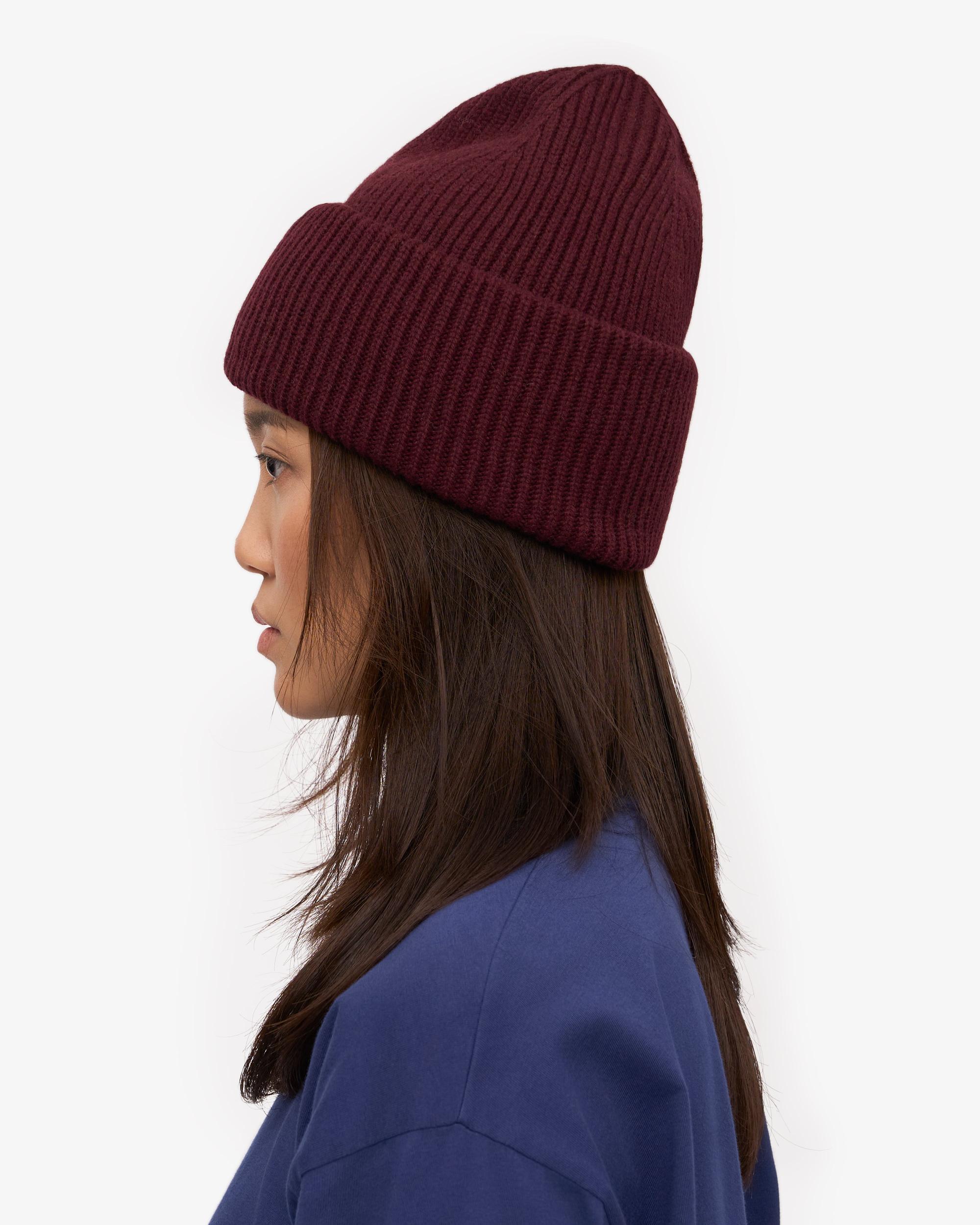 Merino Wool Hat - Marine Blue Product Image
