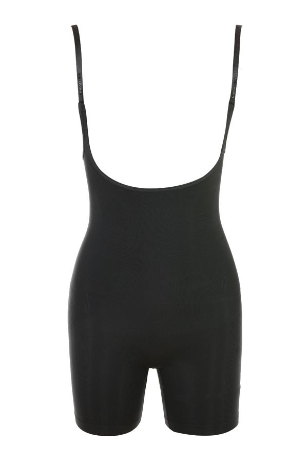  mid thigh sculpting bodysuit ink - sale Product Image