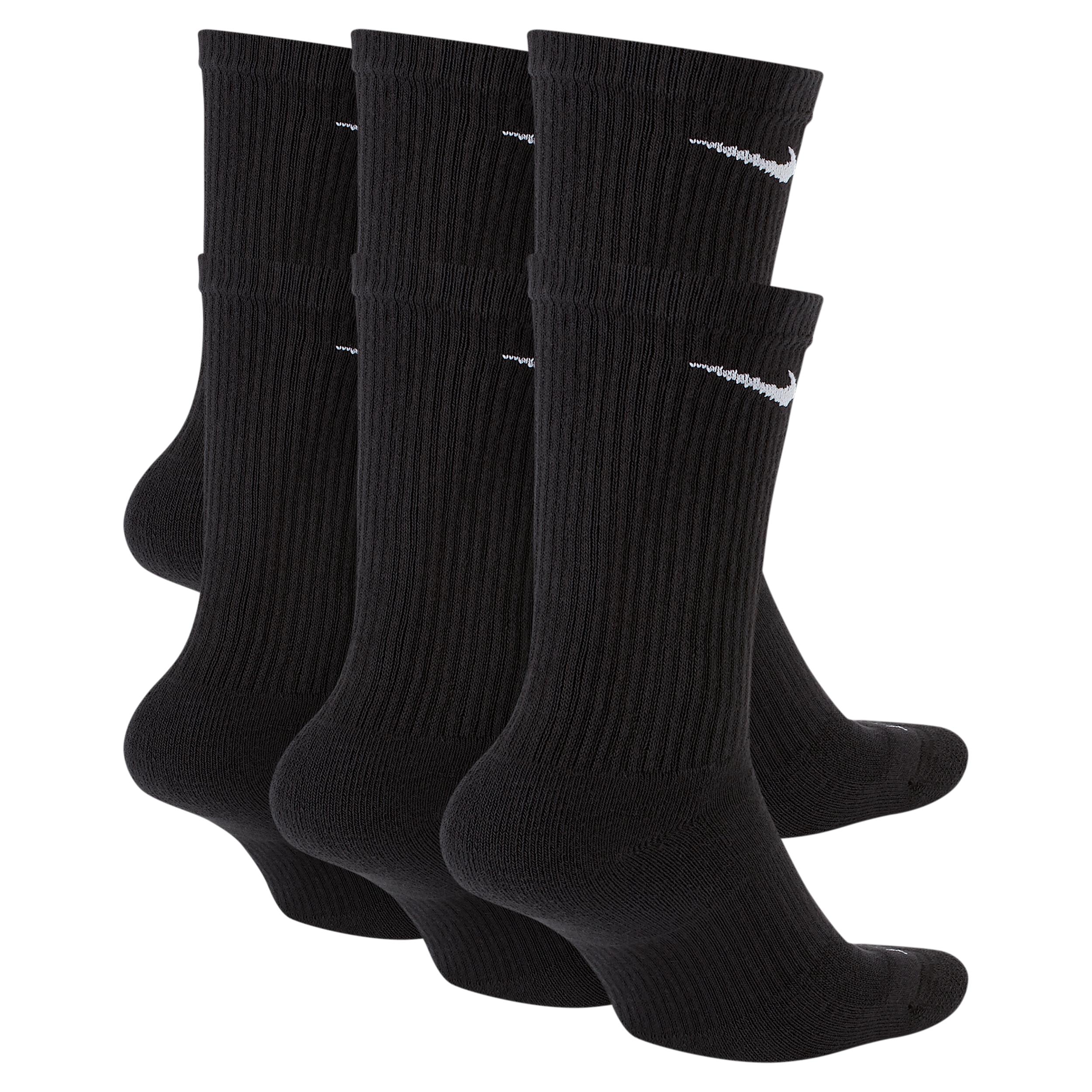 Nike Mens Everyday Plus Cushioned Training Crew Socks (6 Pairs) | SX6897-010 Product Image