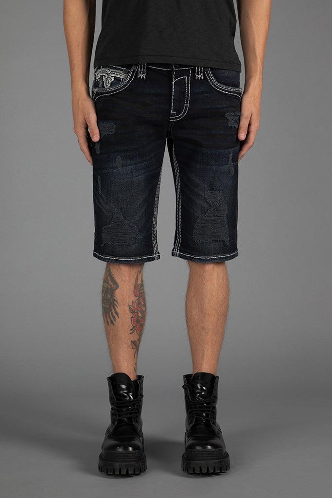 Ares Denim Shorts Male Product Image