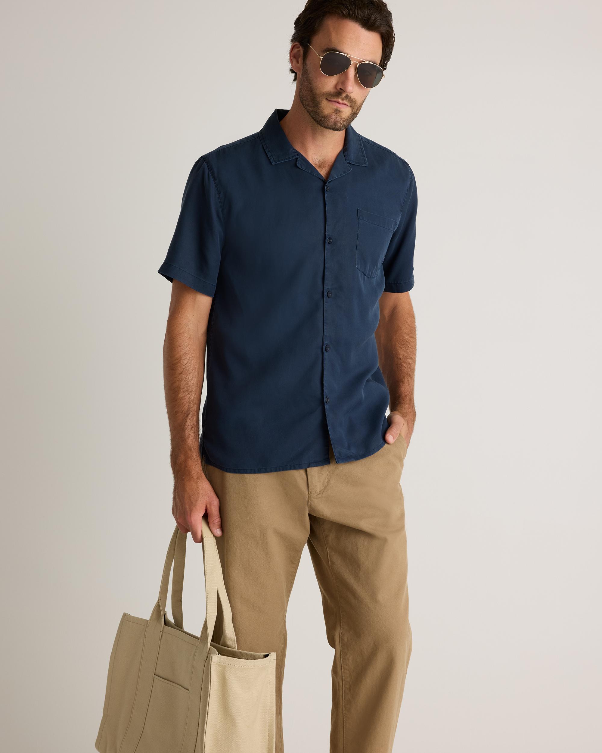 Quince | Men's Vintage Wash Tencel Camp Shirt Product Image