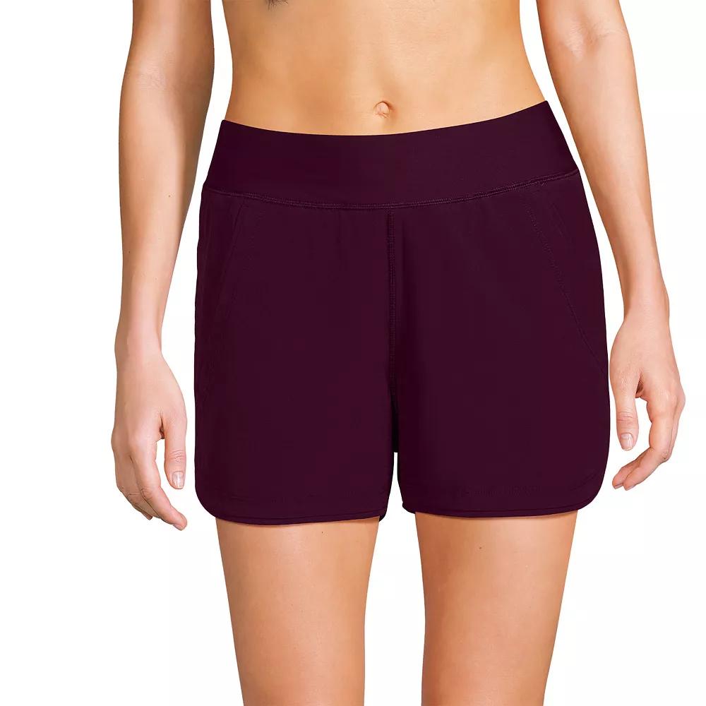 Women's Lands' End 3" Quick Dry Swim Shorts With Panty,  Product Image