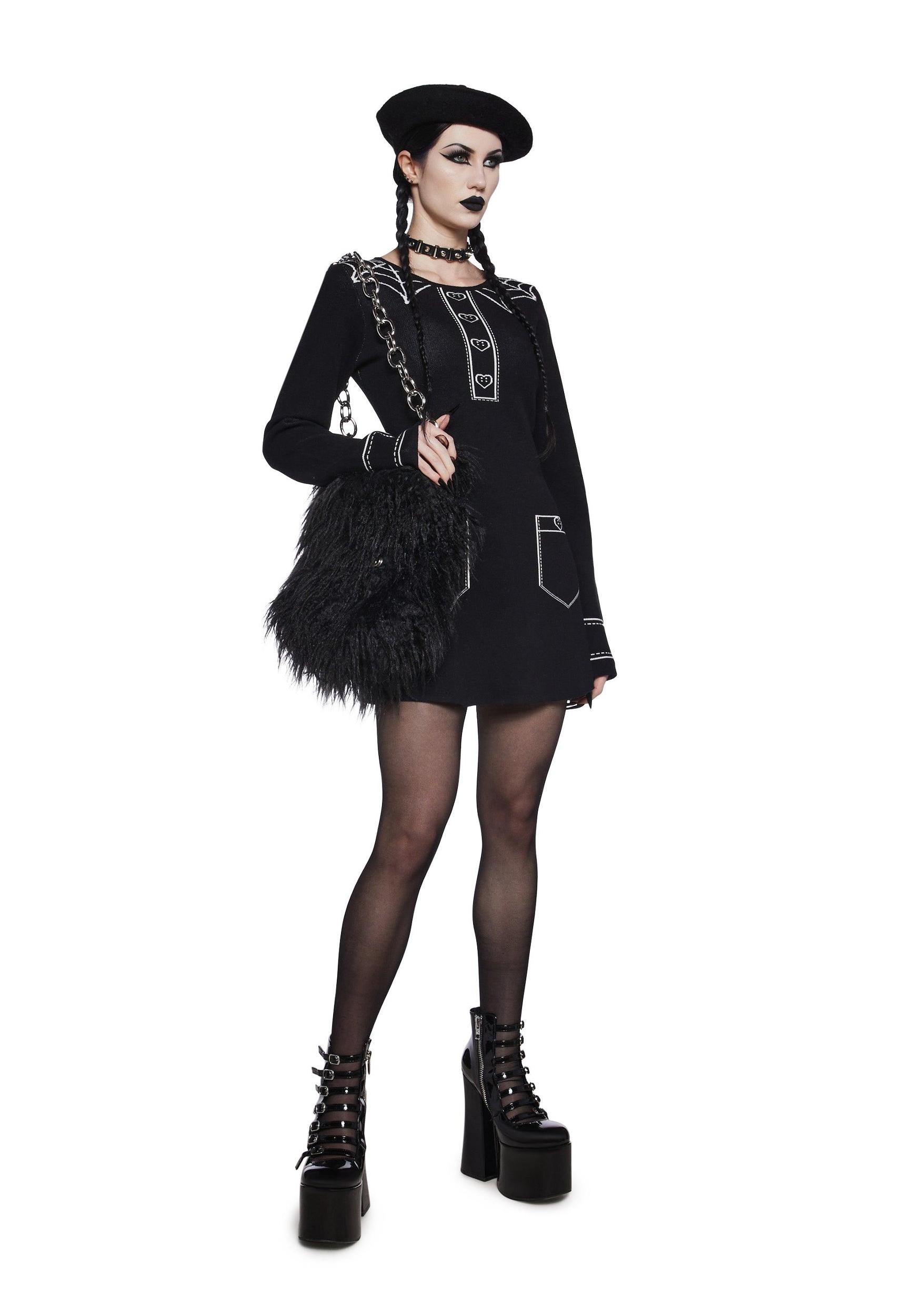 Goth Party Doll Mini Dress Girls Product Image