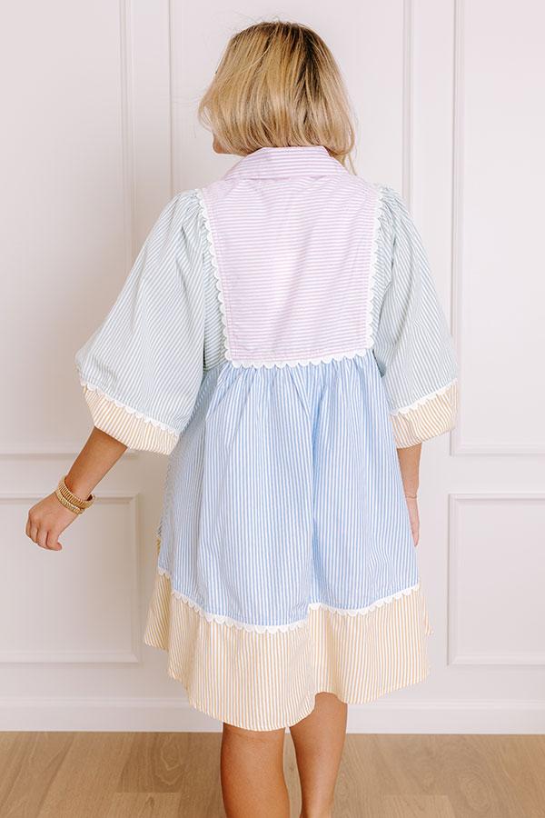 Full Of Joy Color Block Mini Dress Product Image