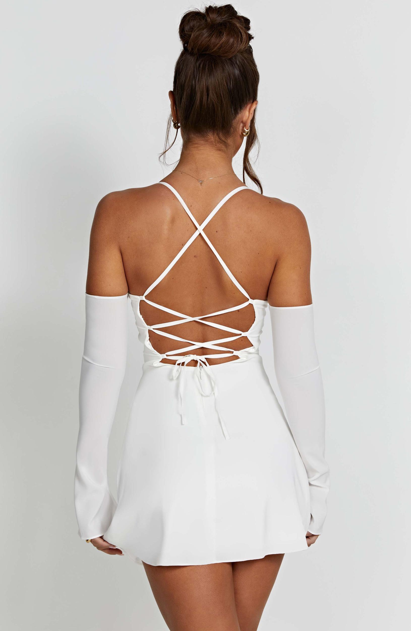 Fiona Mini Dress - Ivory Product Image