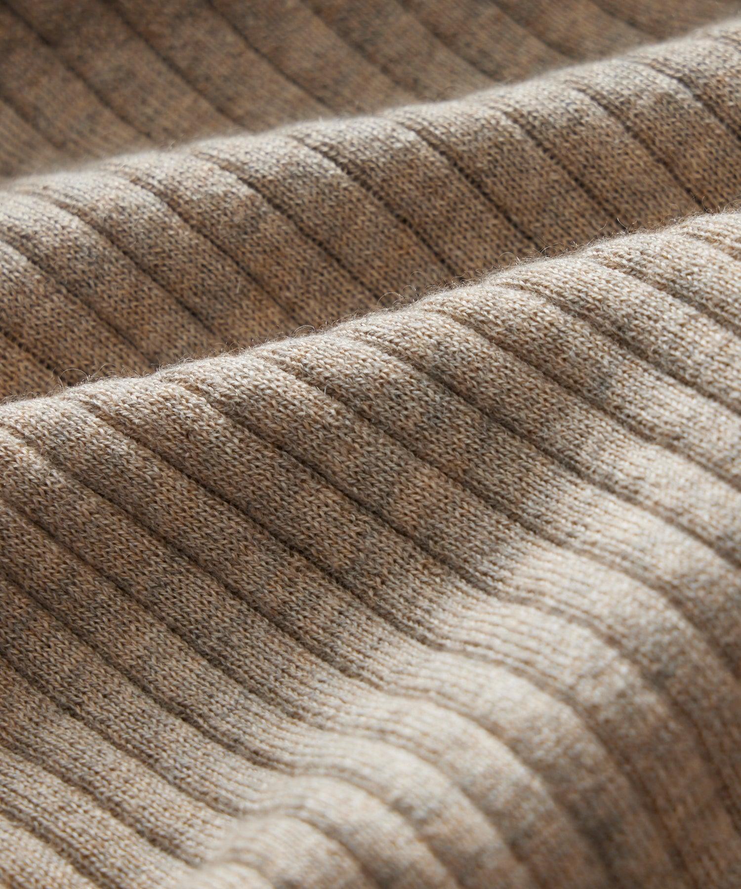 Silk-Cashmere Ribbed Montauk Sweater Polo Product Image